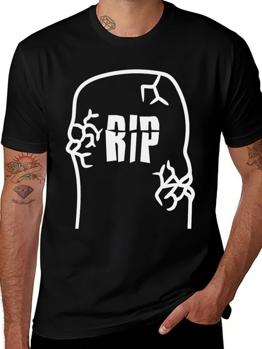 RIP Tombstone Graphic Tee - Spooky Halloween Shirt
