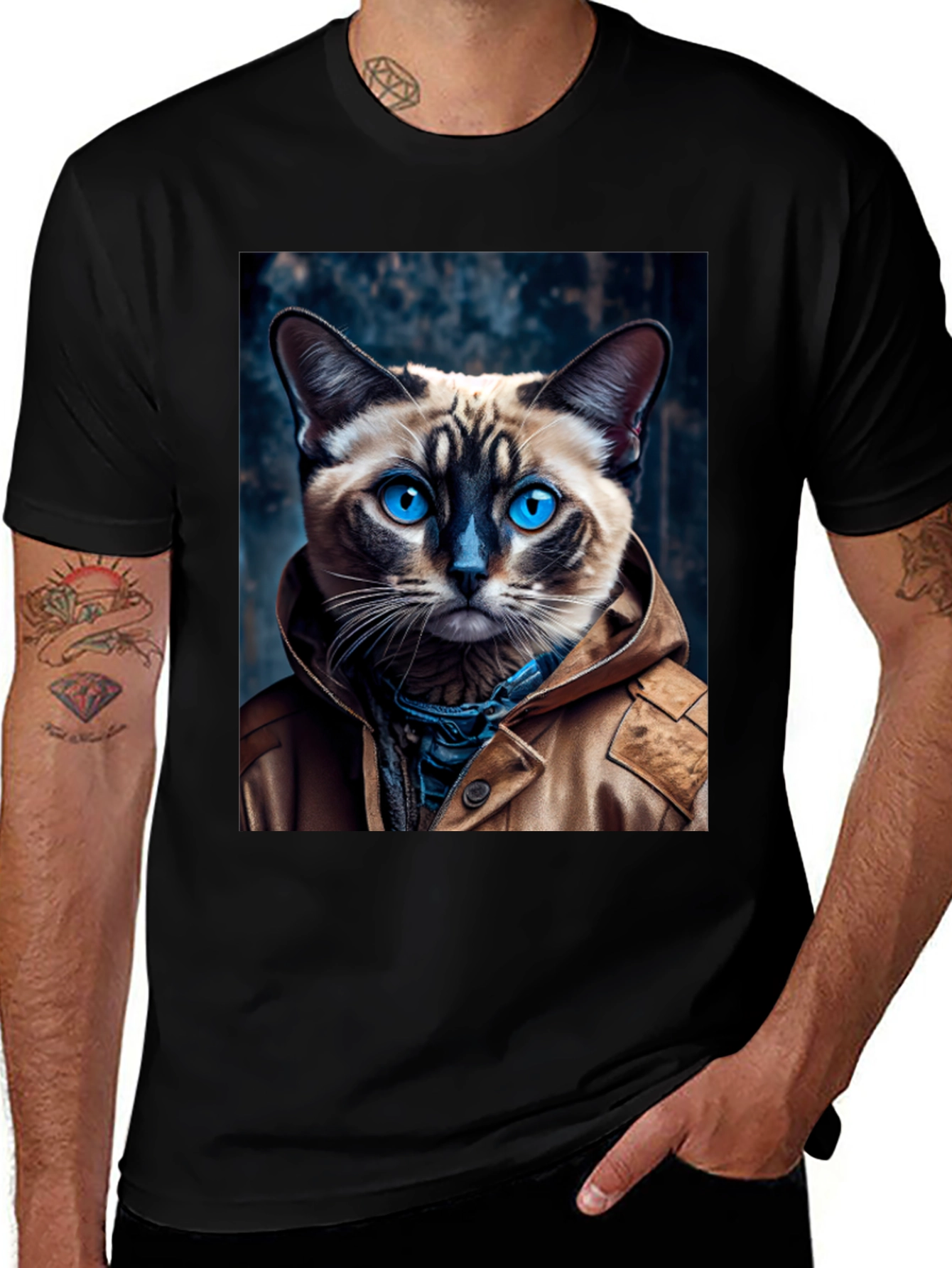 Cool Cat T-Shirt: Feline Fashion Statement
