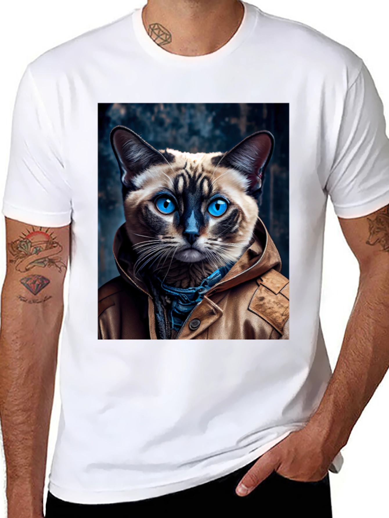Cool Cat T-Shirt: Feline Fashion Statement