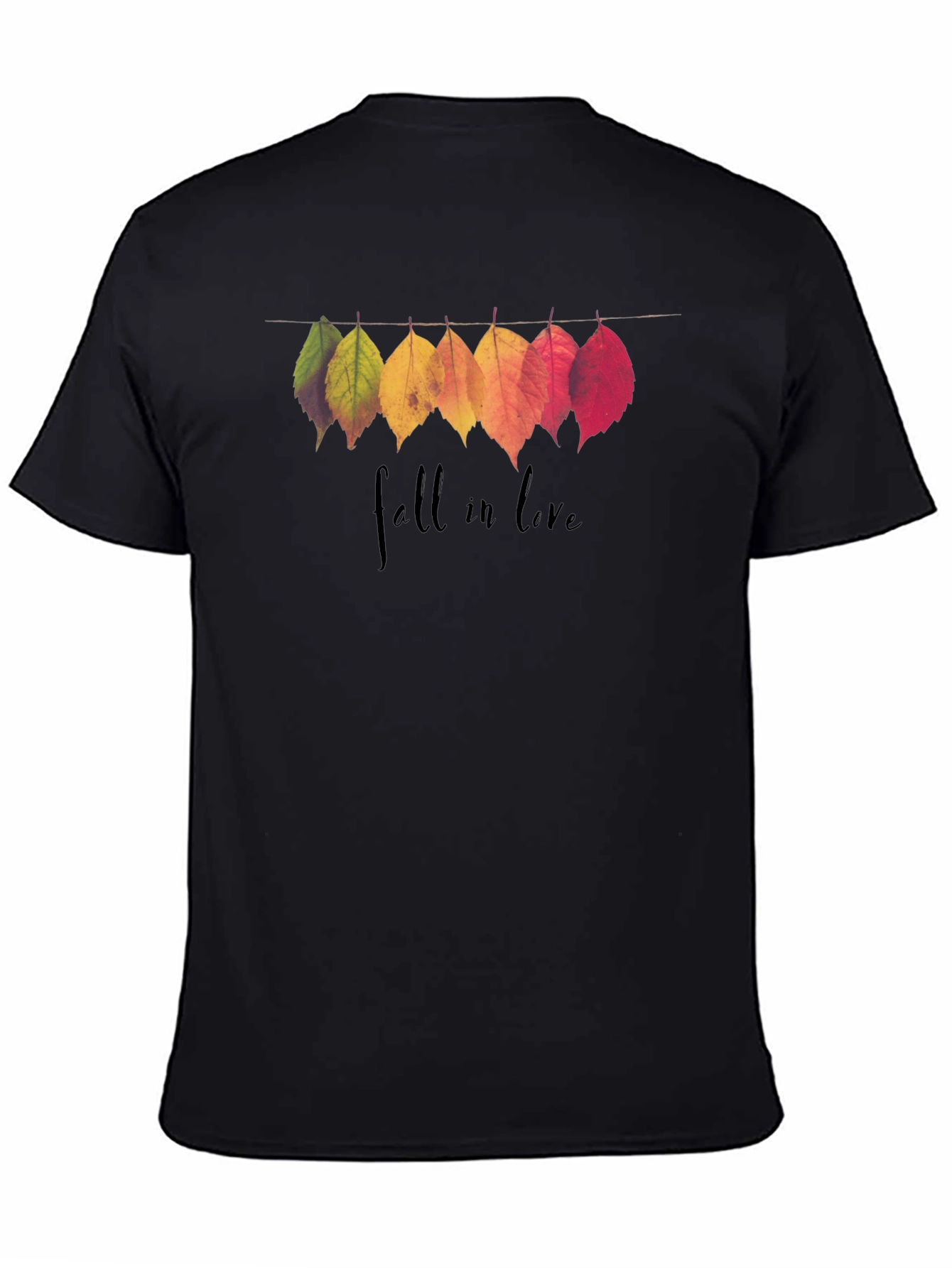Fall in Love Leaves Graphic T-Shirt