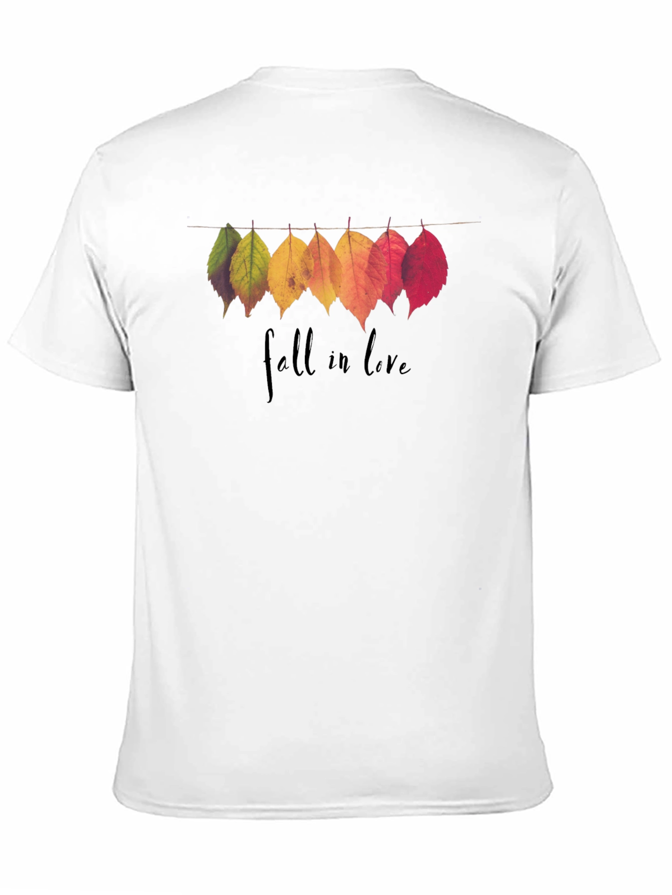 Fall in Love Leaves Graphic T-Shirt