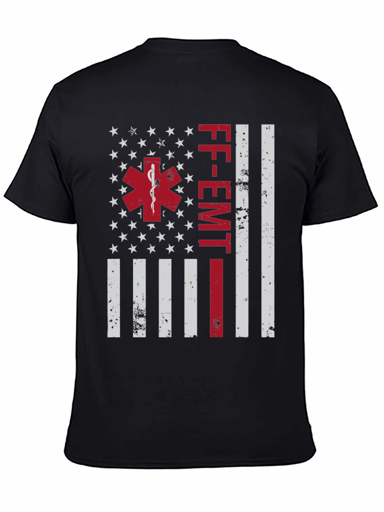 FF-EMT American Flag Graphic T-Shirt