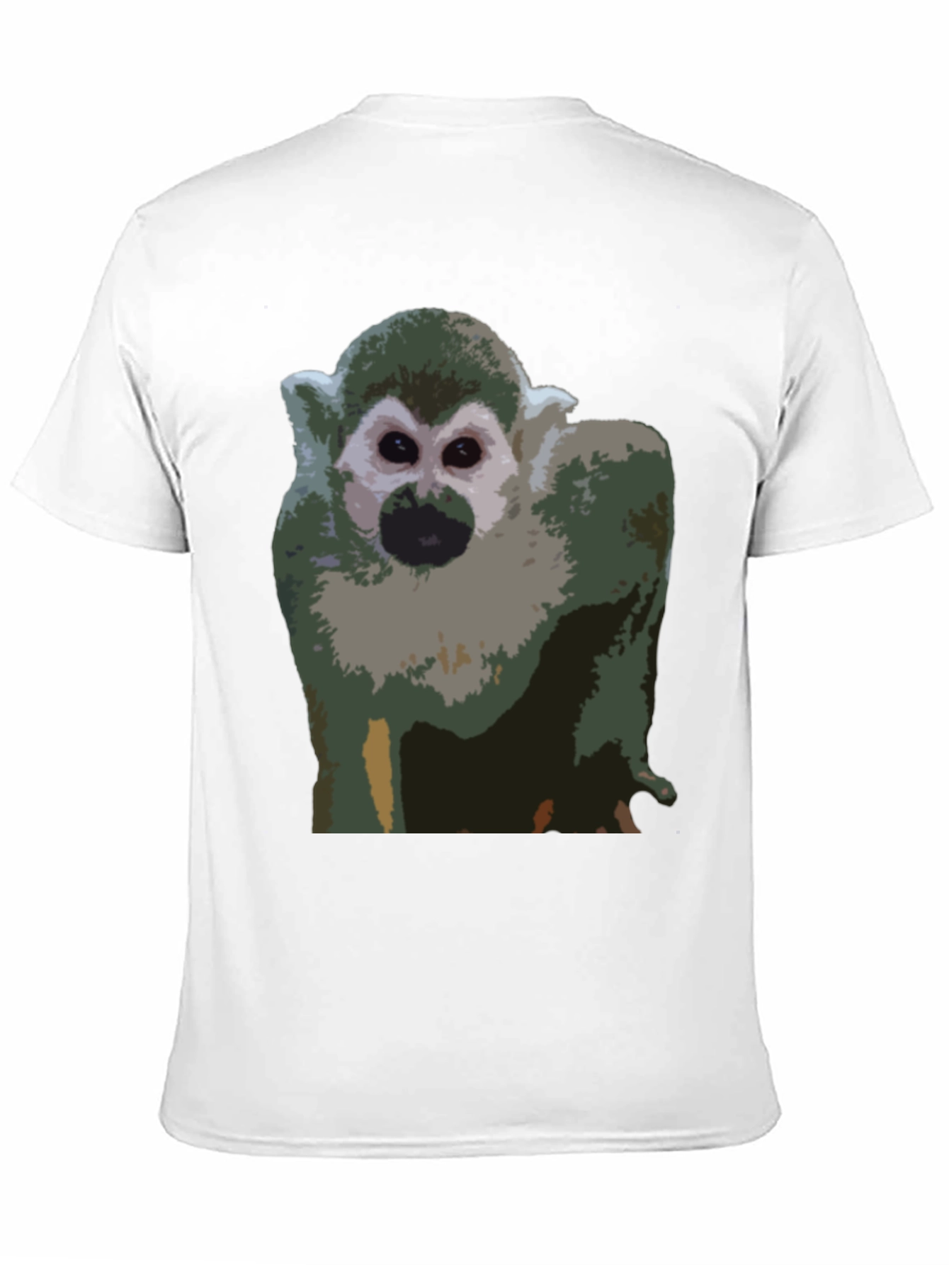 Monkey Graphic T-Shirt - Black Cotton Tee