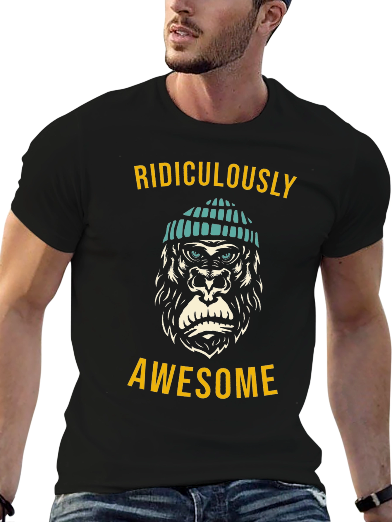 Ridiculously Awesome Gorilla Graphic Tee