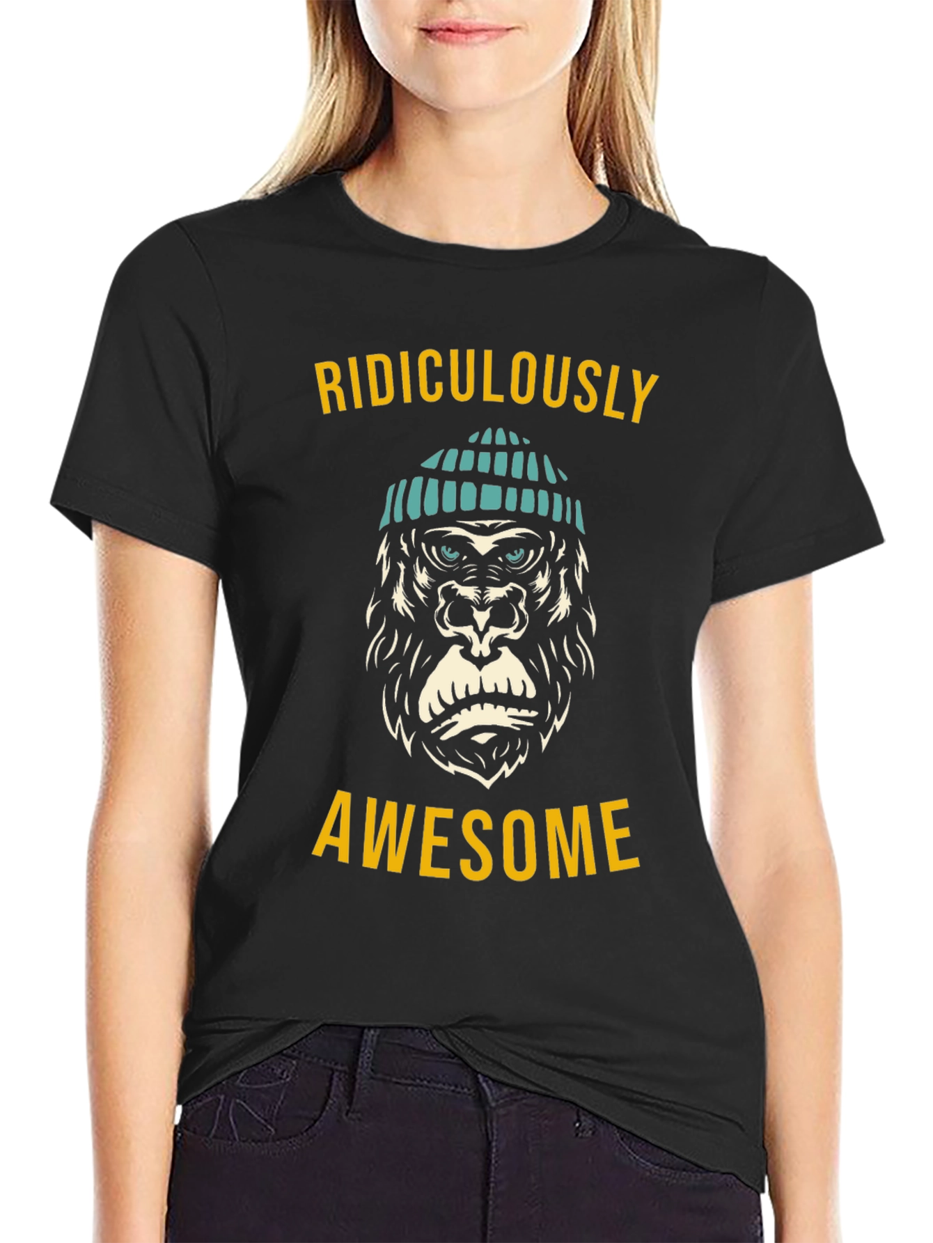 Ridiculously Awesome Gorilla Graphic Tee