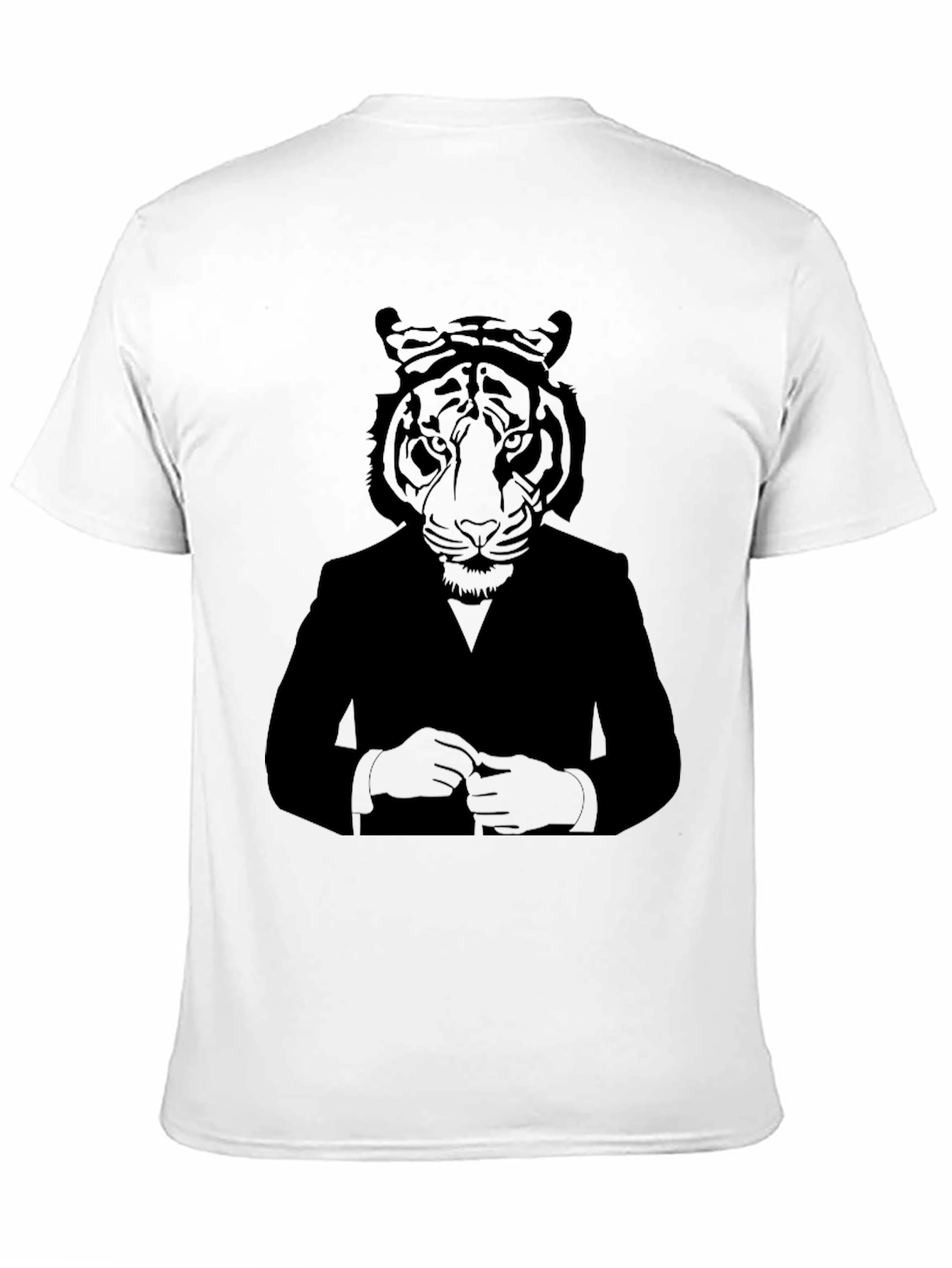 Tiger Suit Graphic T-Shirt - Cool Animal Design