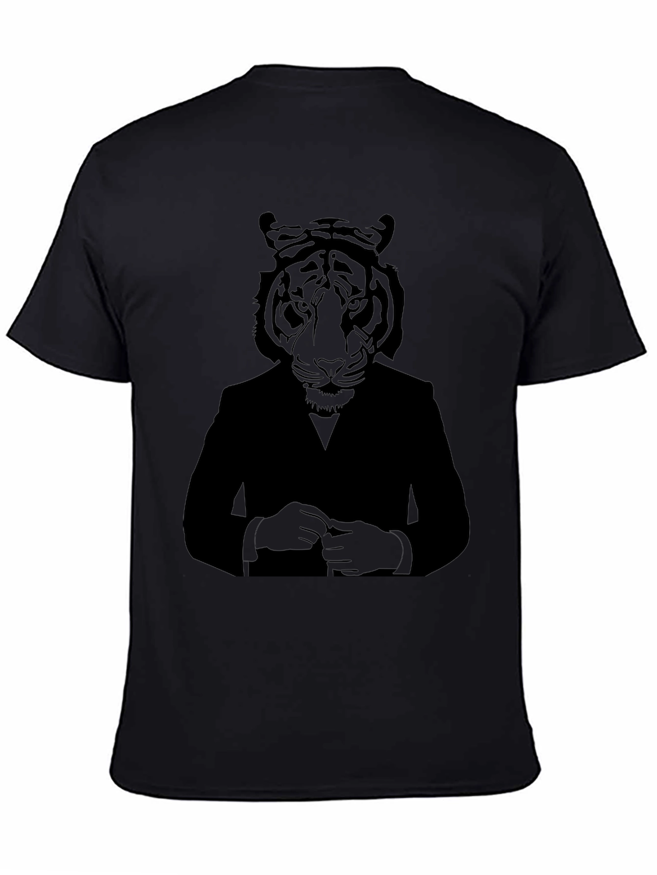 Tiger Suit Graphic T-Shirt - Cool Animal Design