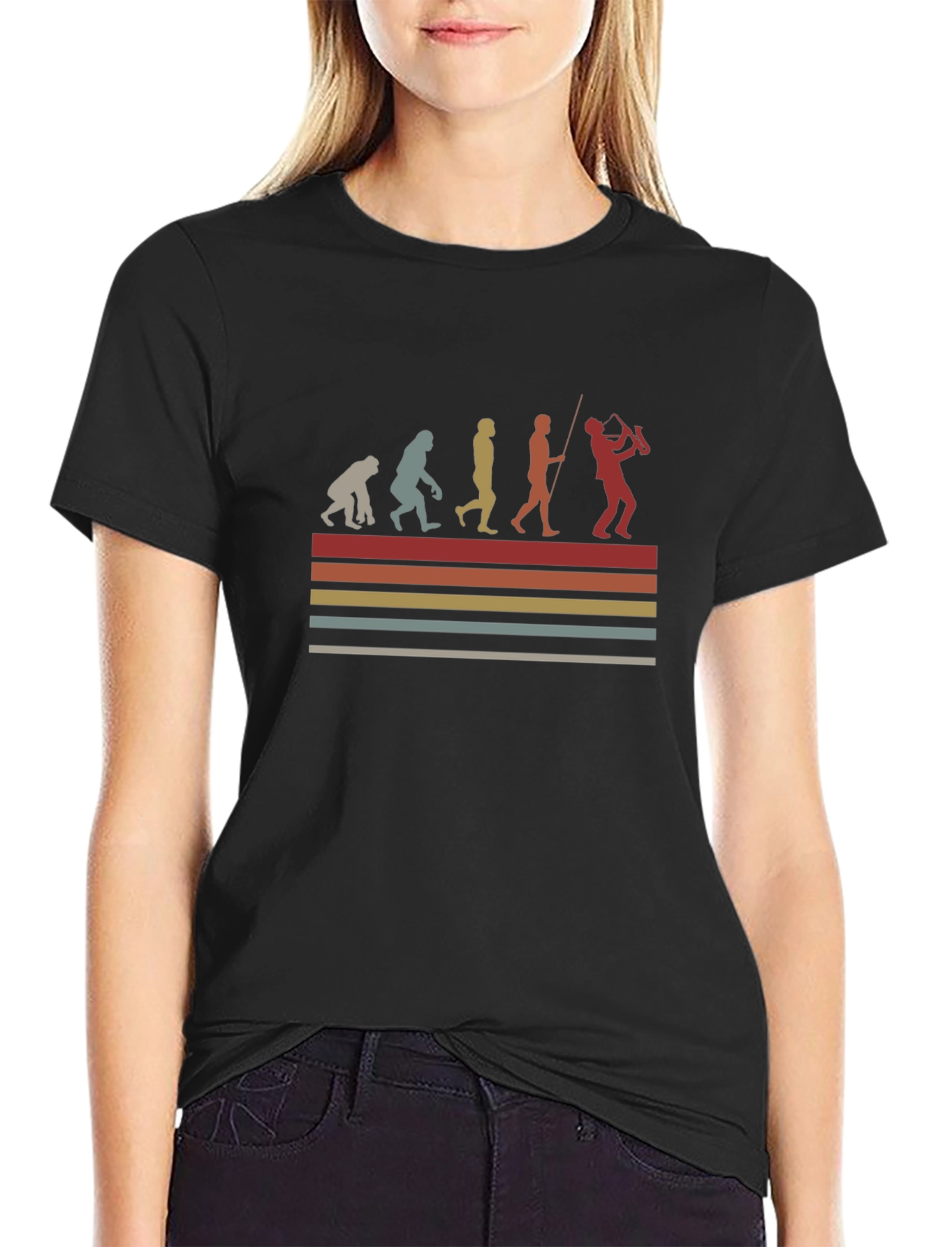 Evolution of Saxophonist T-Shirt
