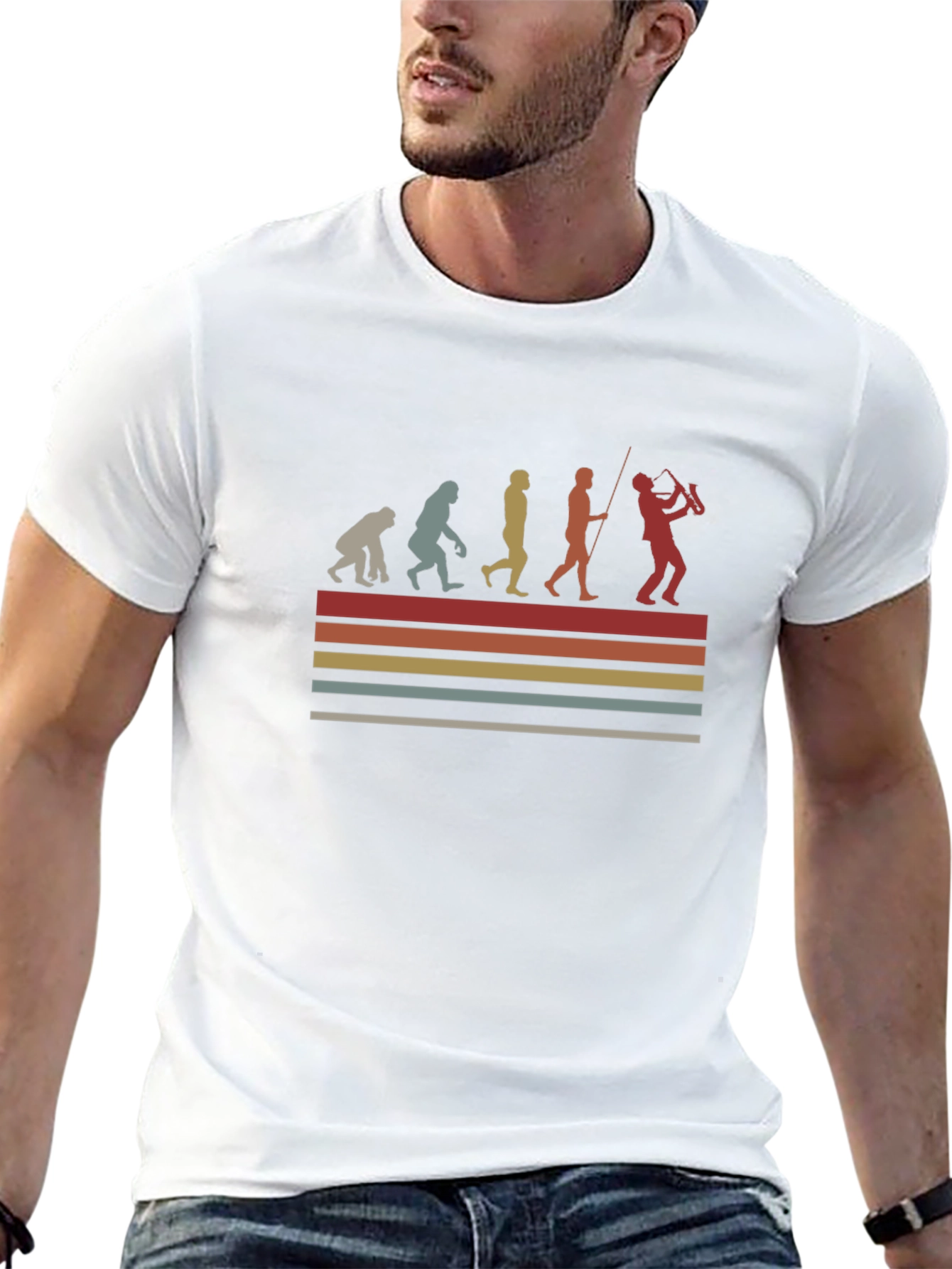 Evolution of Saxophonist T-Shirt