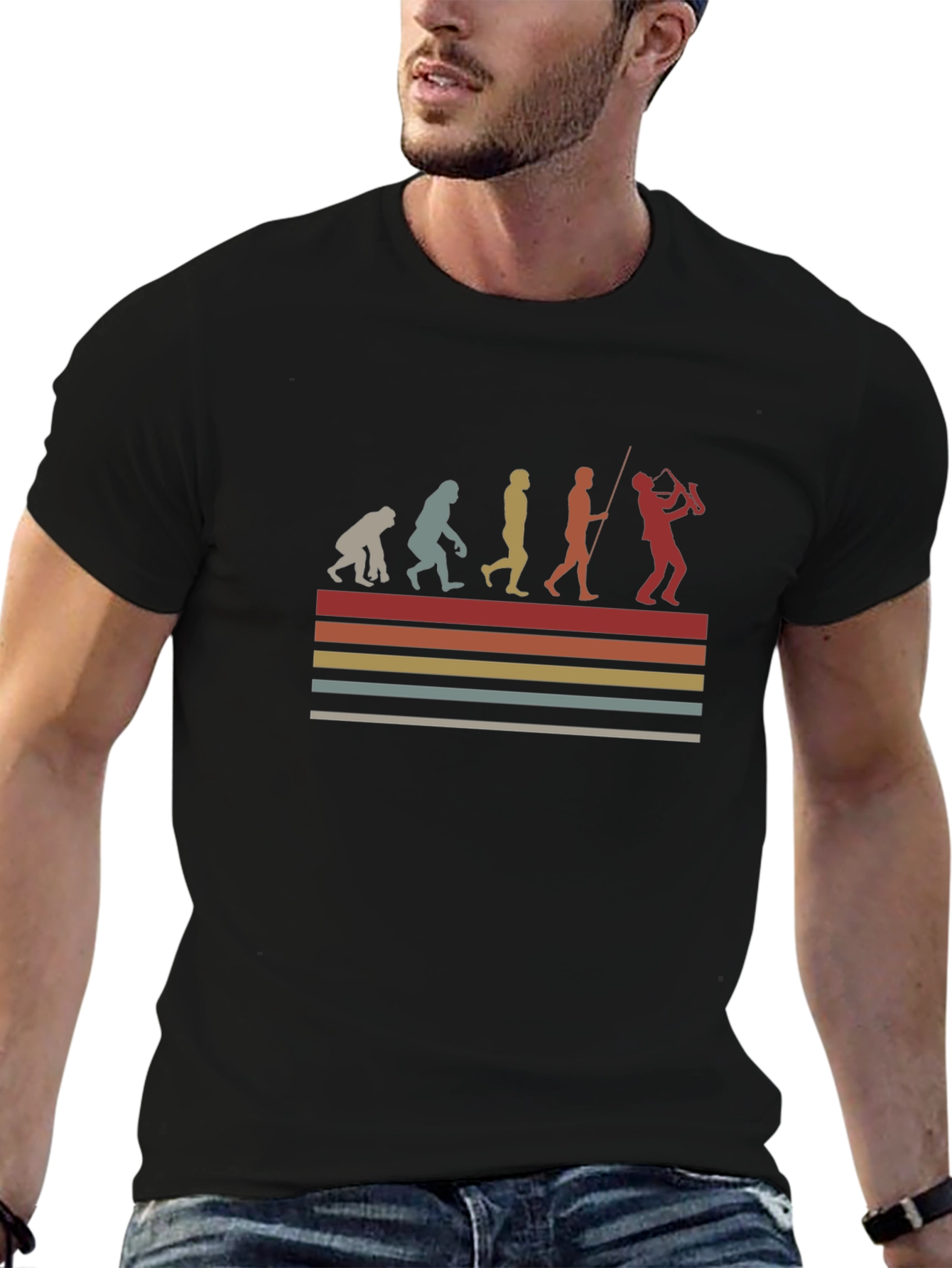 Evolution of Saxophonist T-Shirt