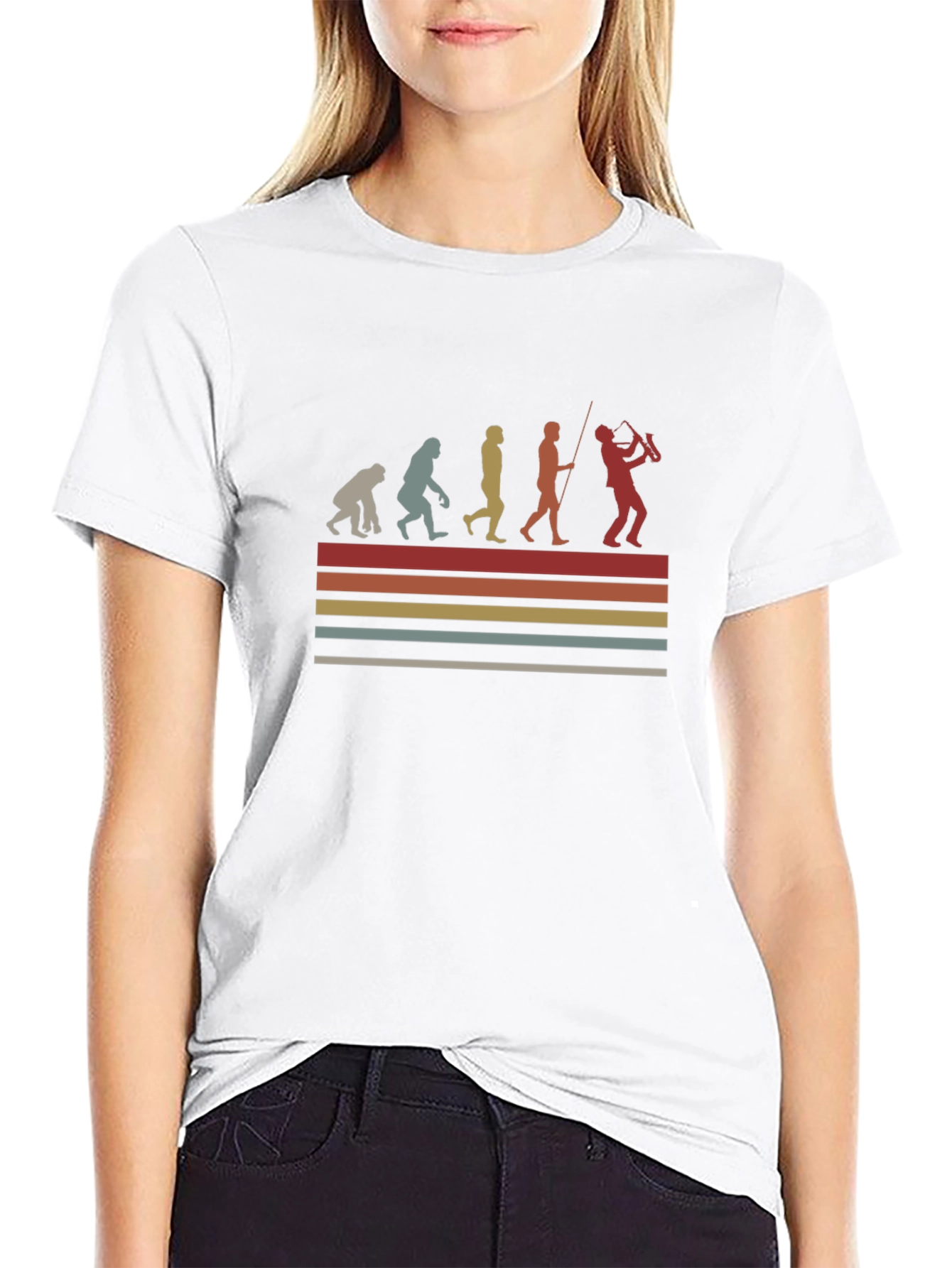 Evolution of Saxophonist T-Shirt