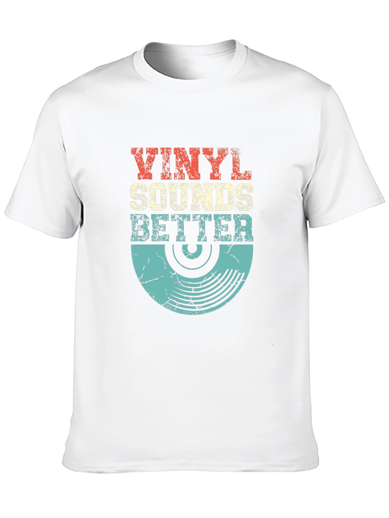 Vinyl Sounds Better Retro Graphic Tee
