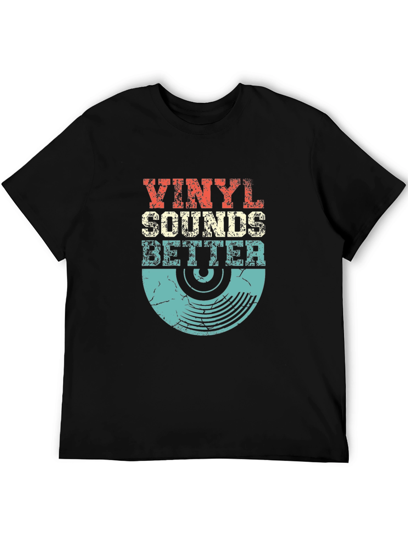 Vinyl Sounds Better Retro Graphic Tee