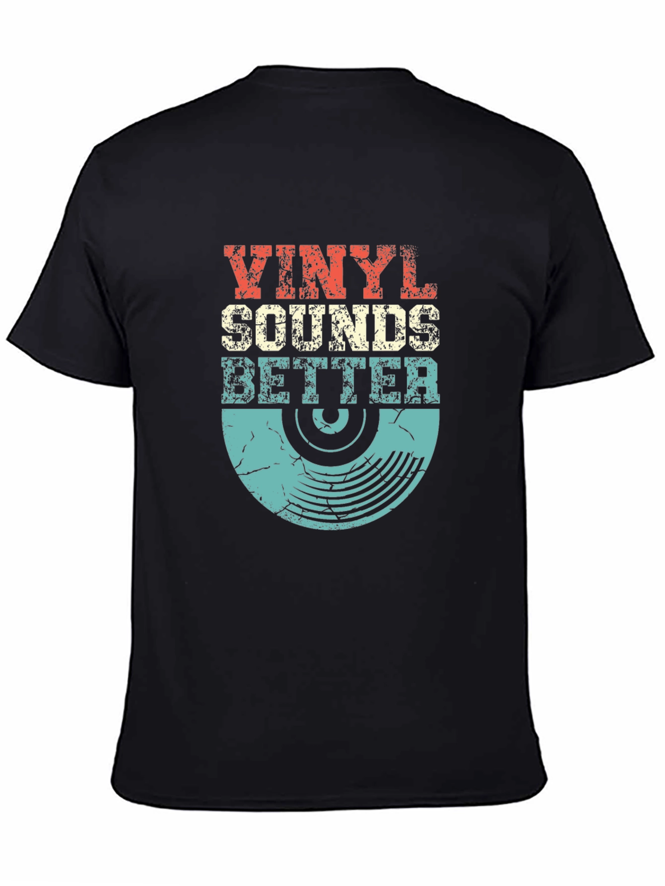 Vinyl Sounds Better Retro Graphic Tee
