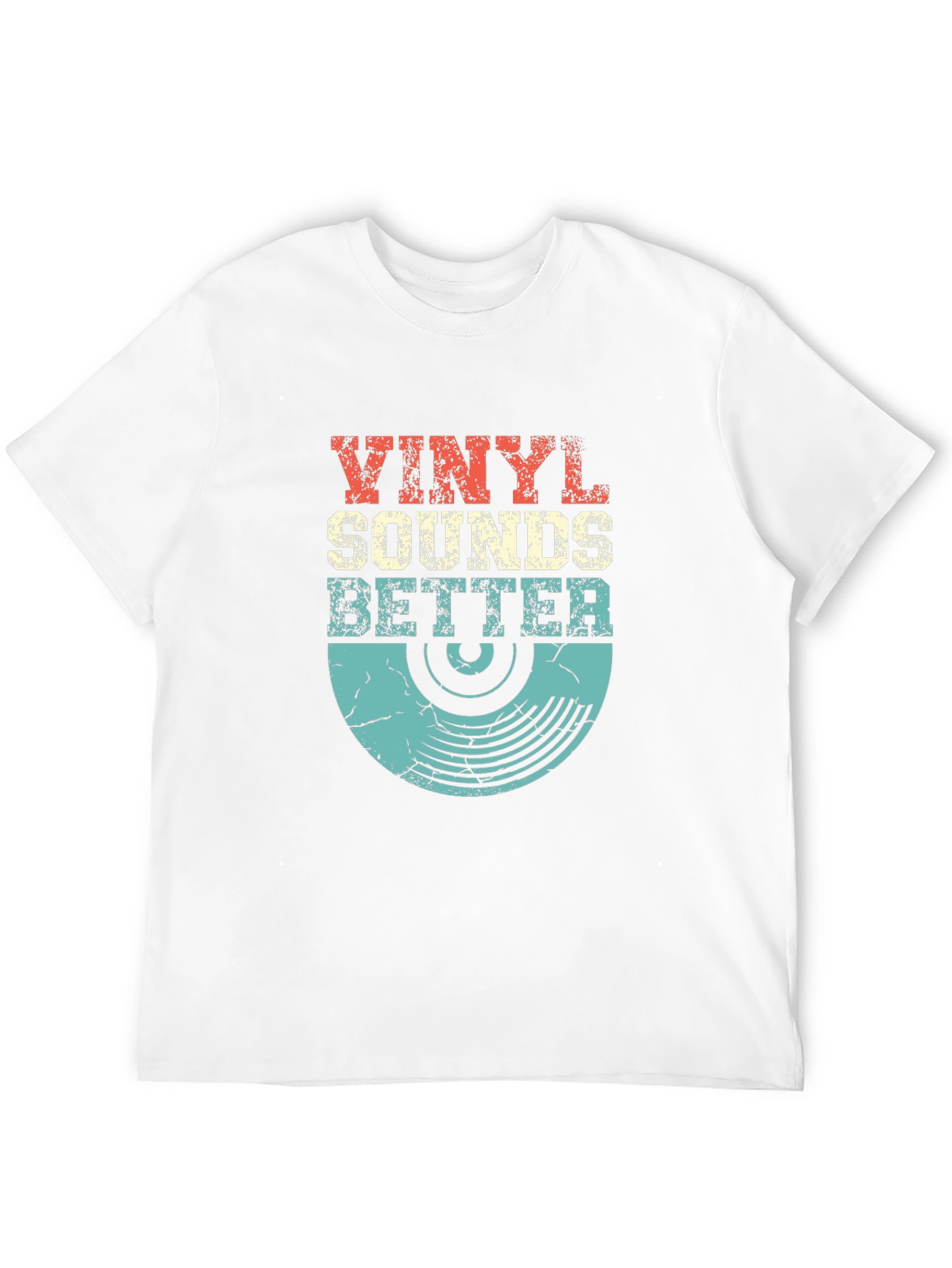 Vinyl Sounds Better Retro Graphic Tee