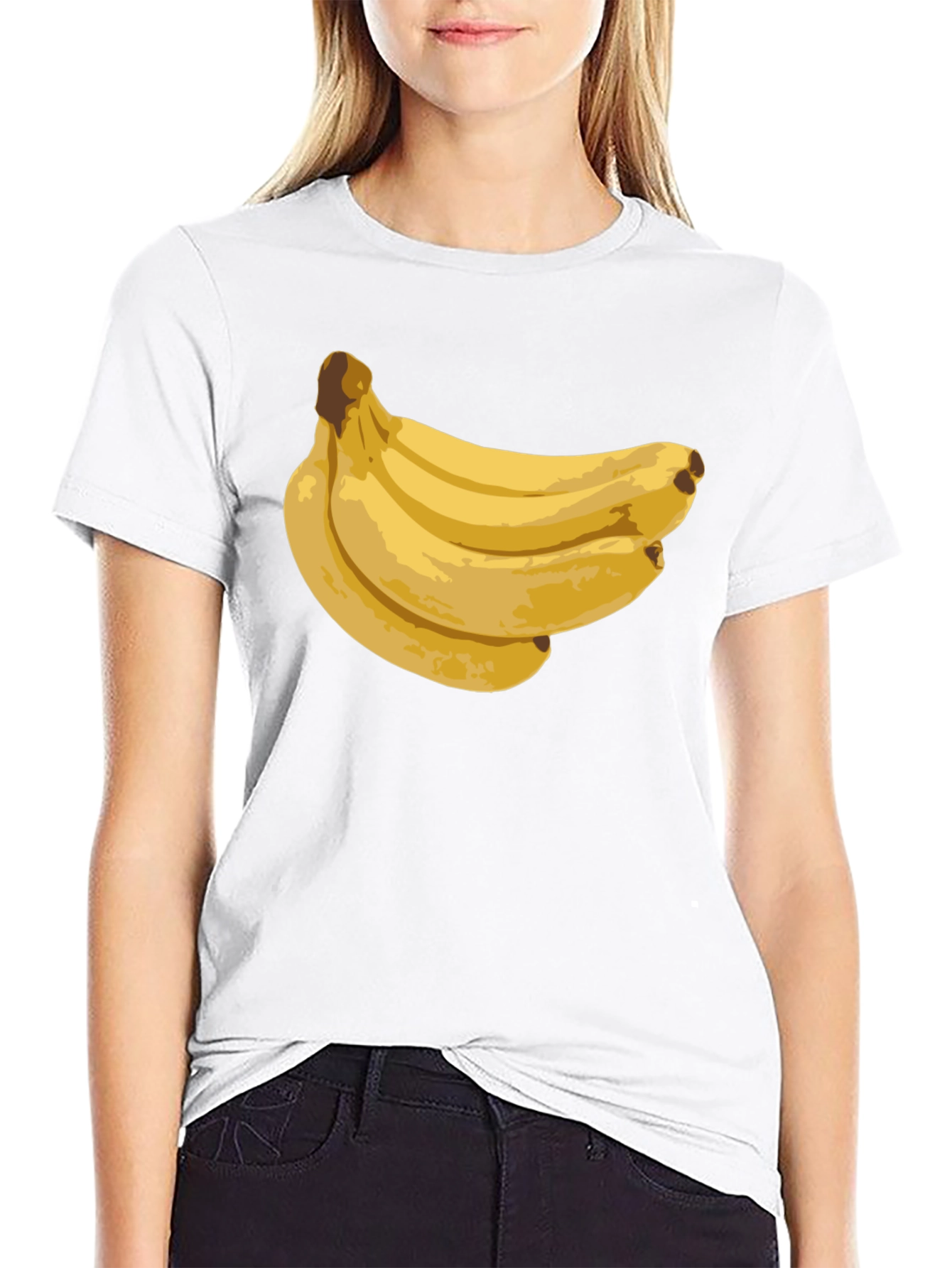Banana Bunch Black T-Shirt - Fun Graphic Tee