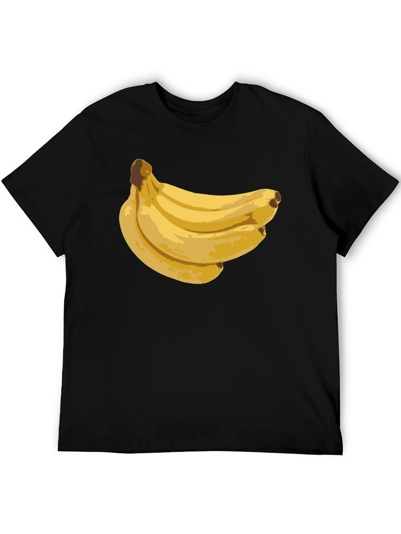 Banana Bunch Black T-Shirt - Fun Graphic Tee