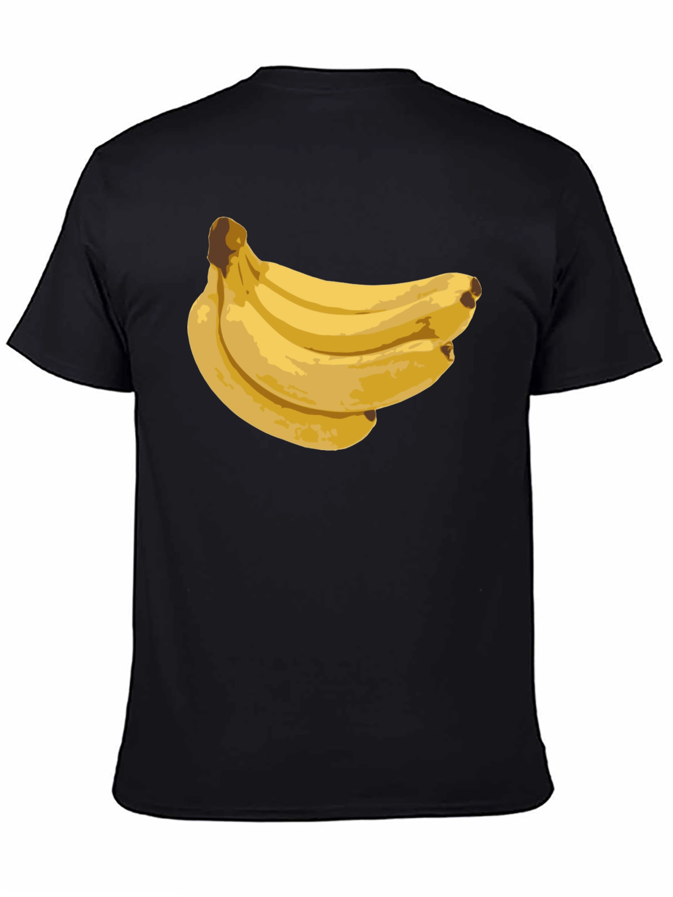 Banana Bunch Black T-Shirt - Fun Graphic Tee