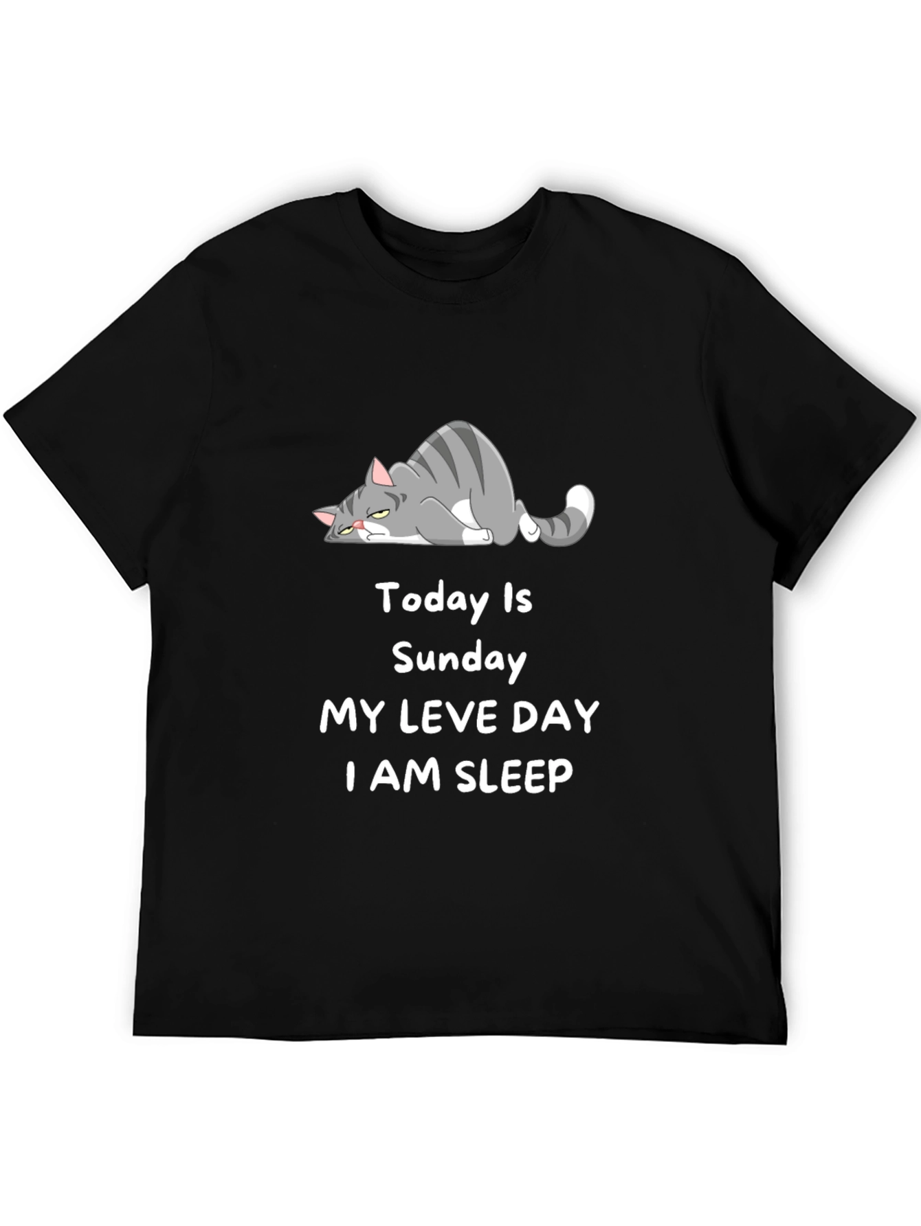 Lazy Cat Sunday T-Shirt