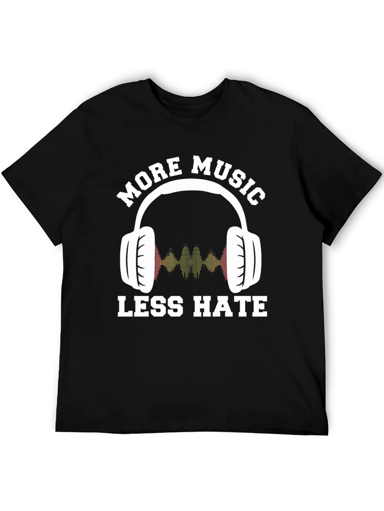 More Music Less Hate Graphic Tee