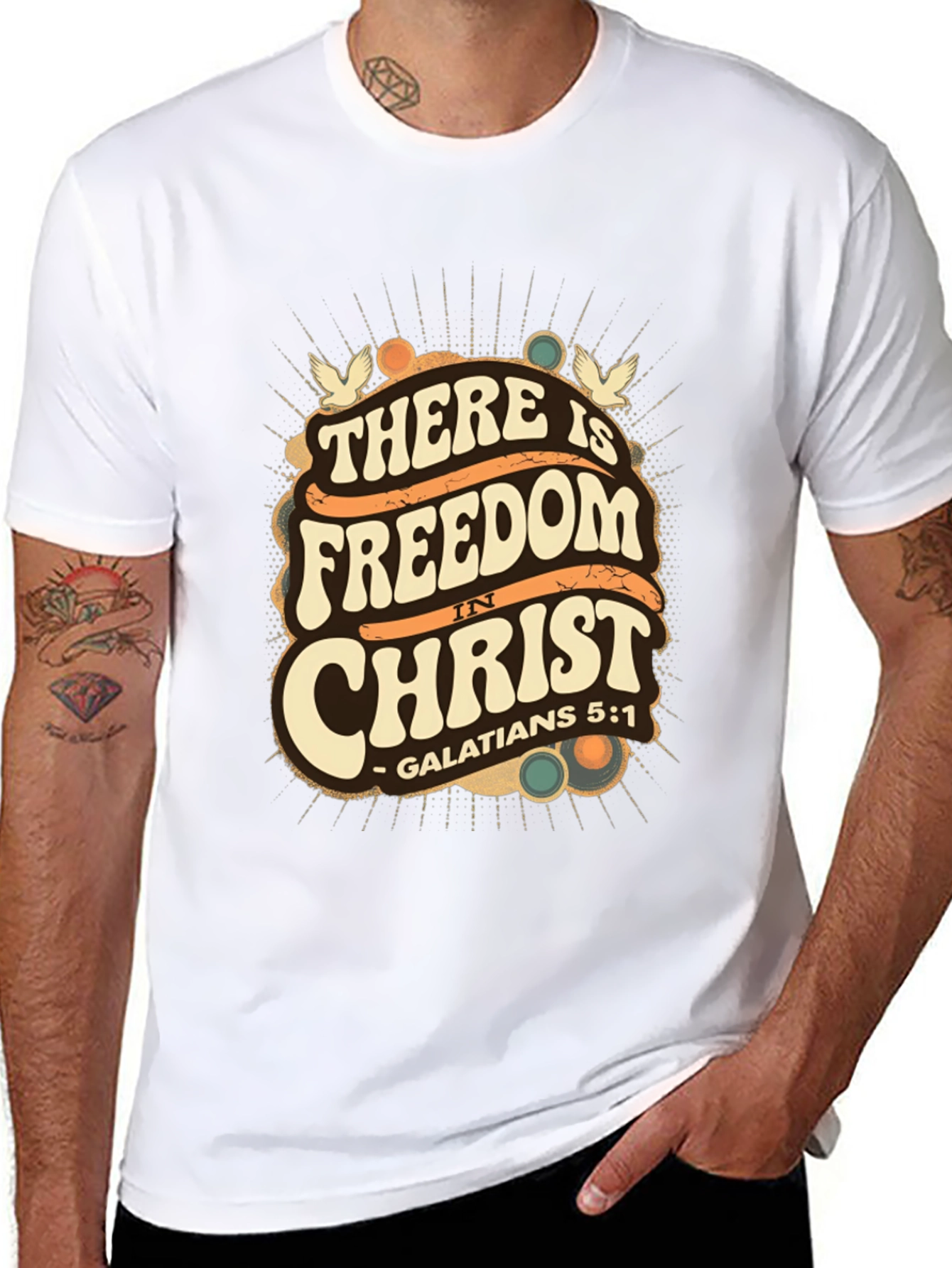 There is Freedom in Christ T-Shirt