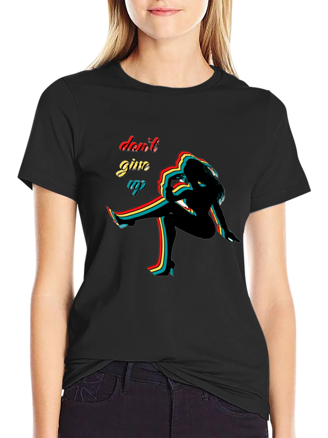 Dont Give Up Retro T-Shirt