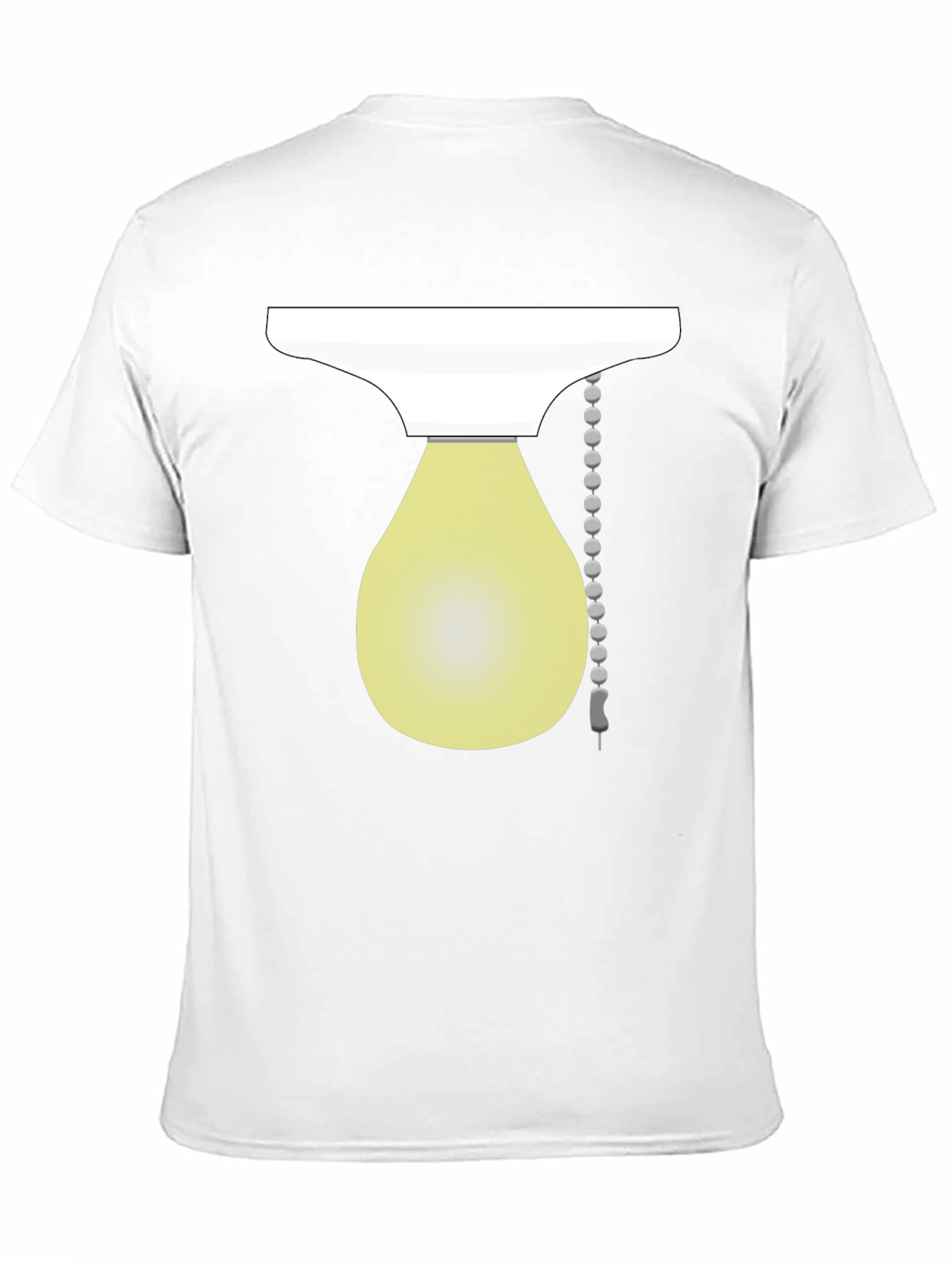 Novelty Light Bulb Graphic Tee - Black