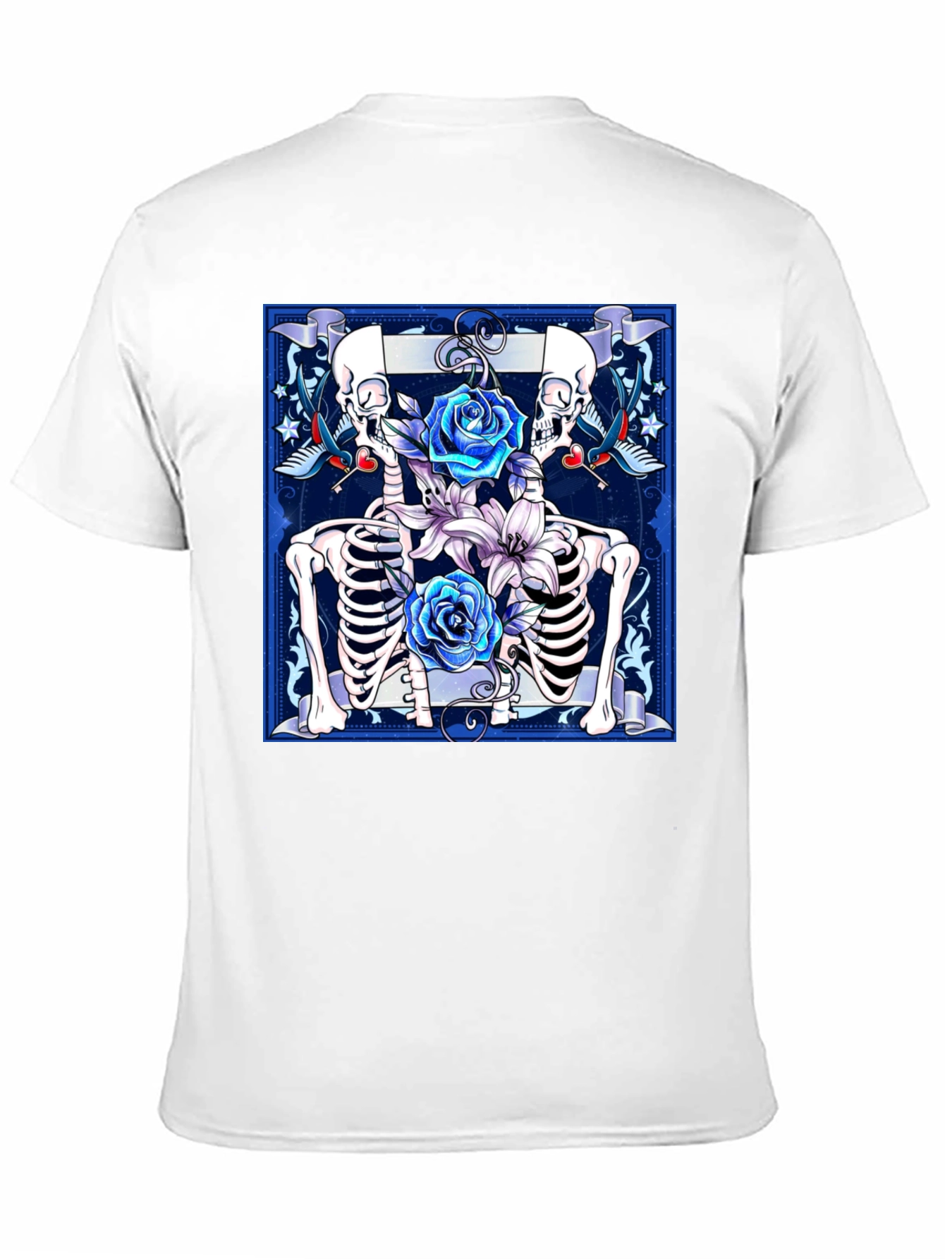 Skeleton Roses Graphic Tee
