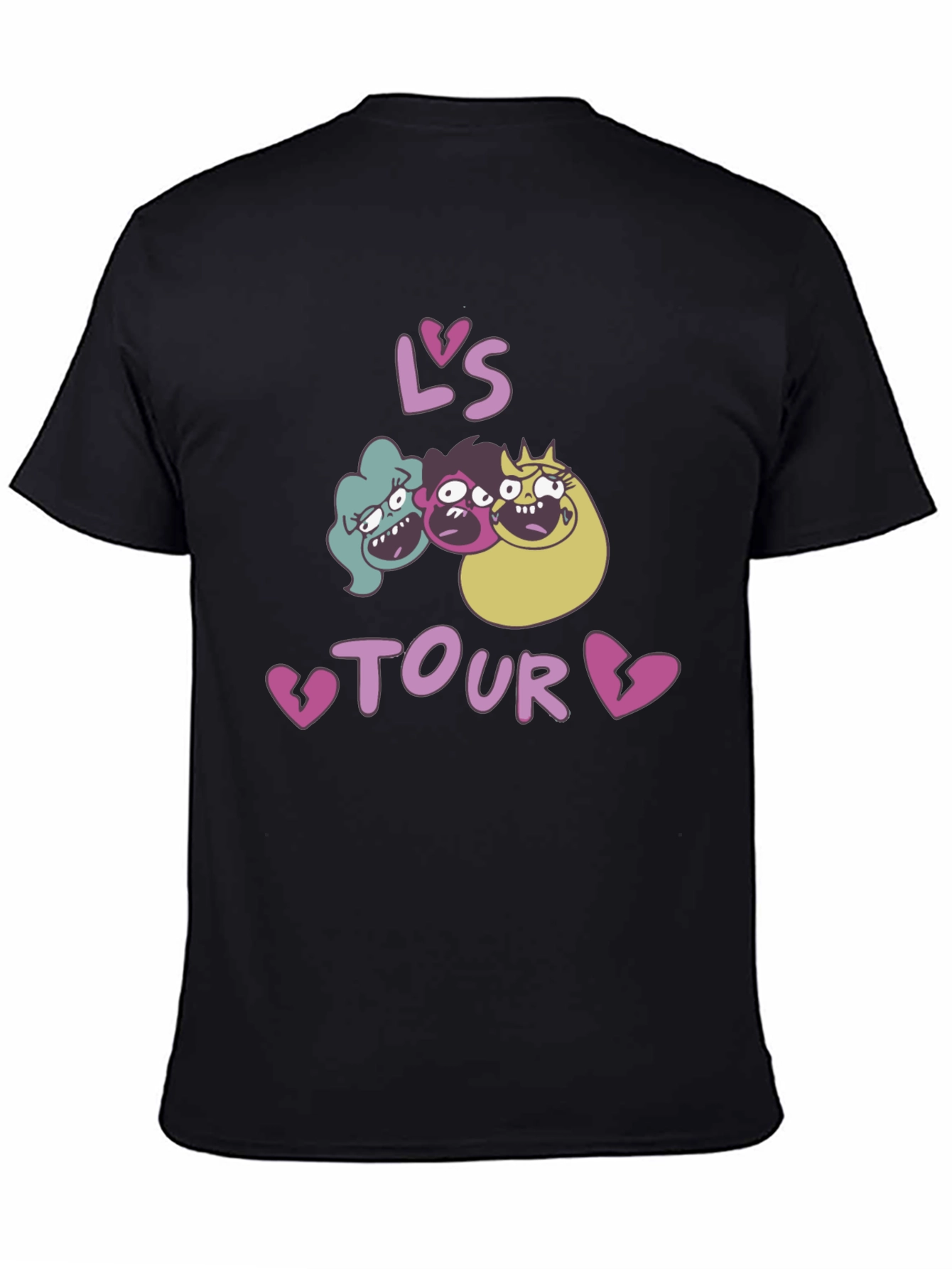 Lavas Tour Graphic T-Shirt Black
