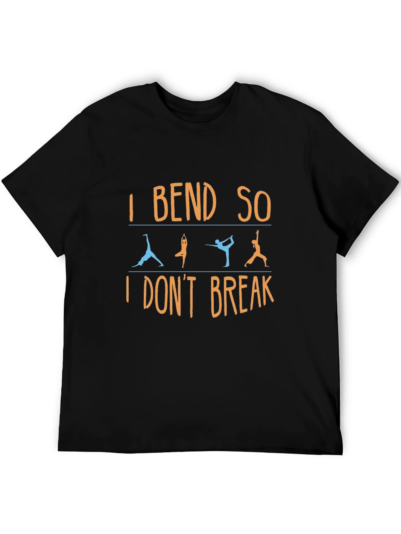I Bend So I Dont Break Yoga Graphic Tee