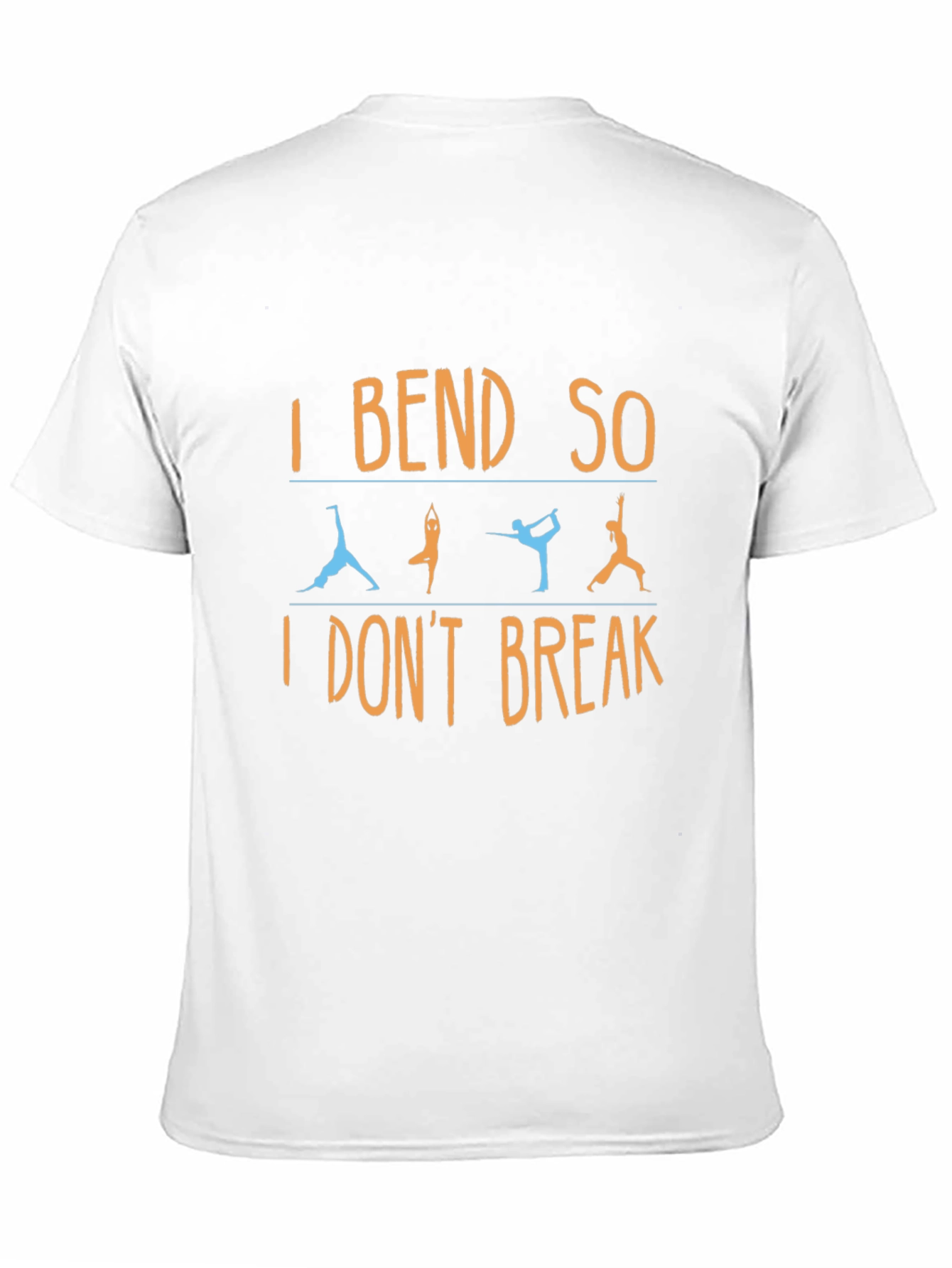 I Bend So I Dont Break Yoga Graphic Tee