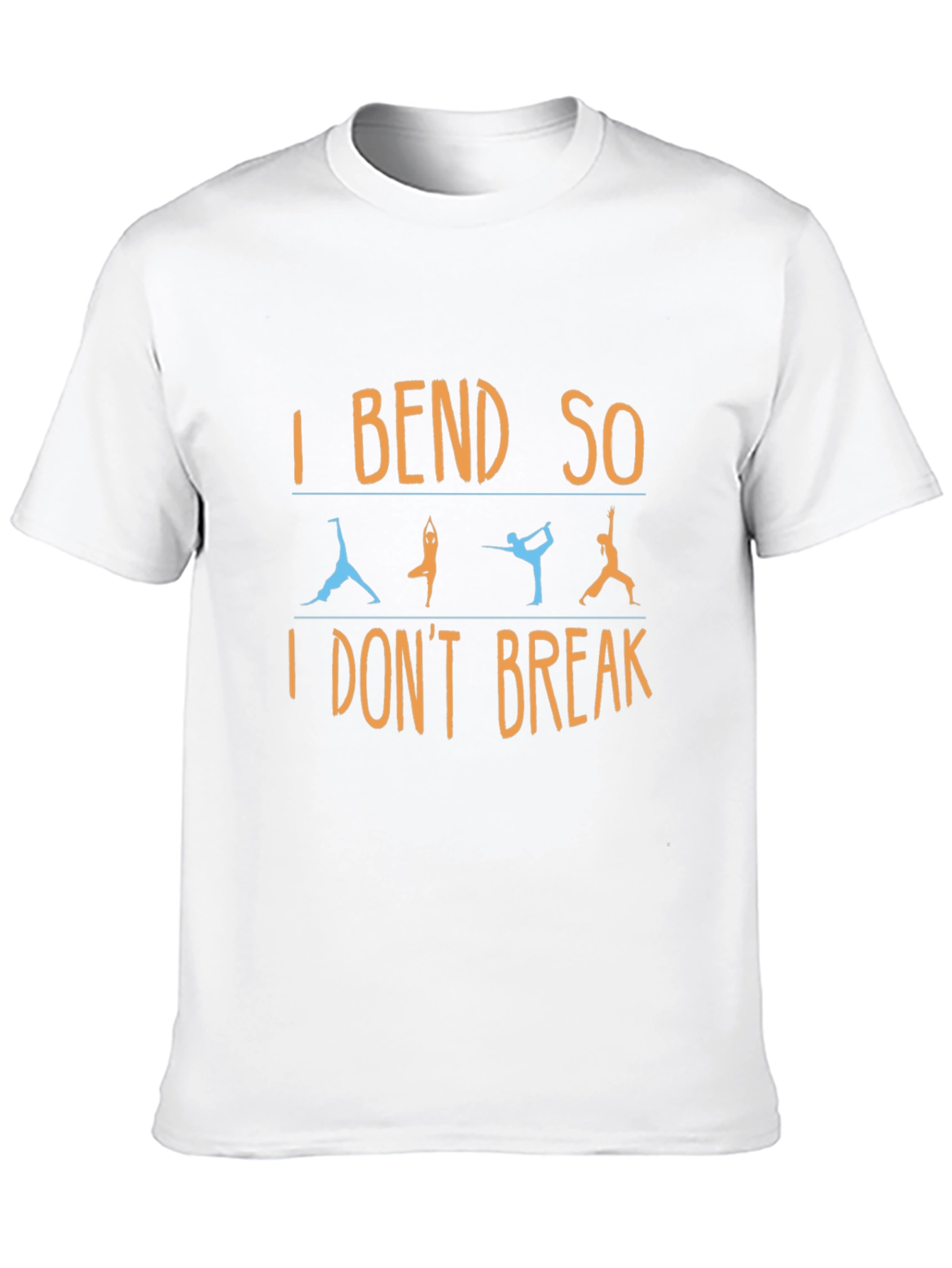 I Bend So I Dont Break Yoga Graphic Tee