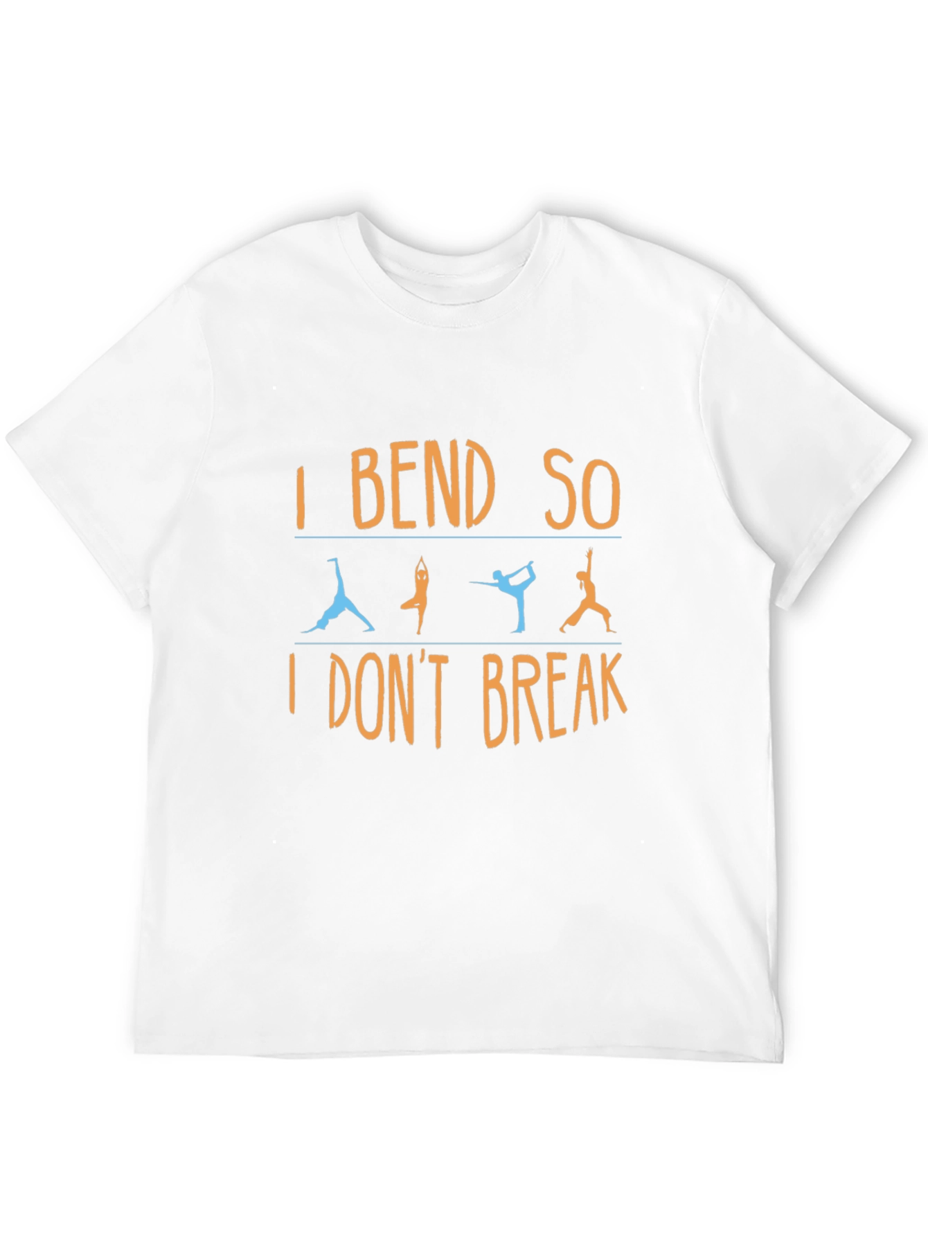 I Bend So I Dont Break Yoga Graphic Tee