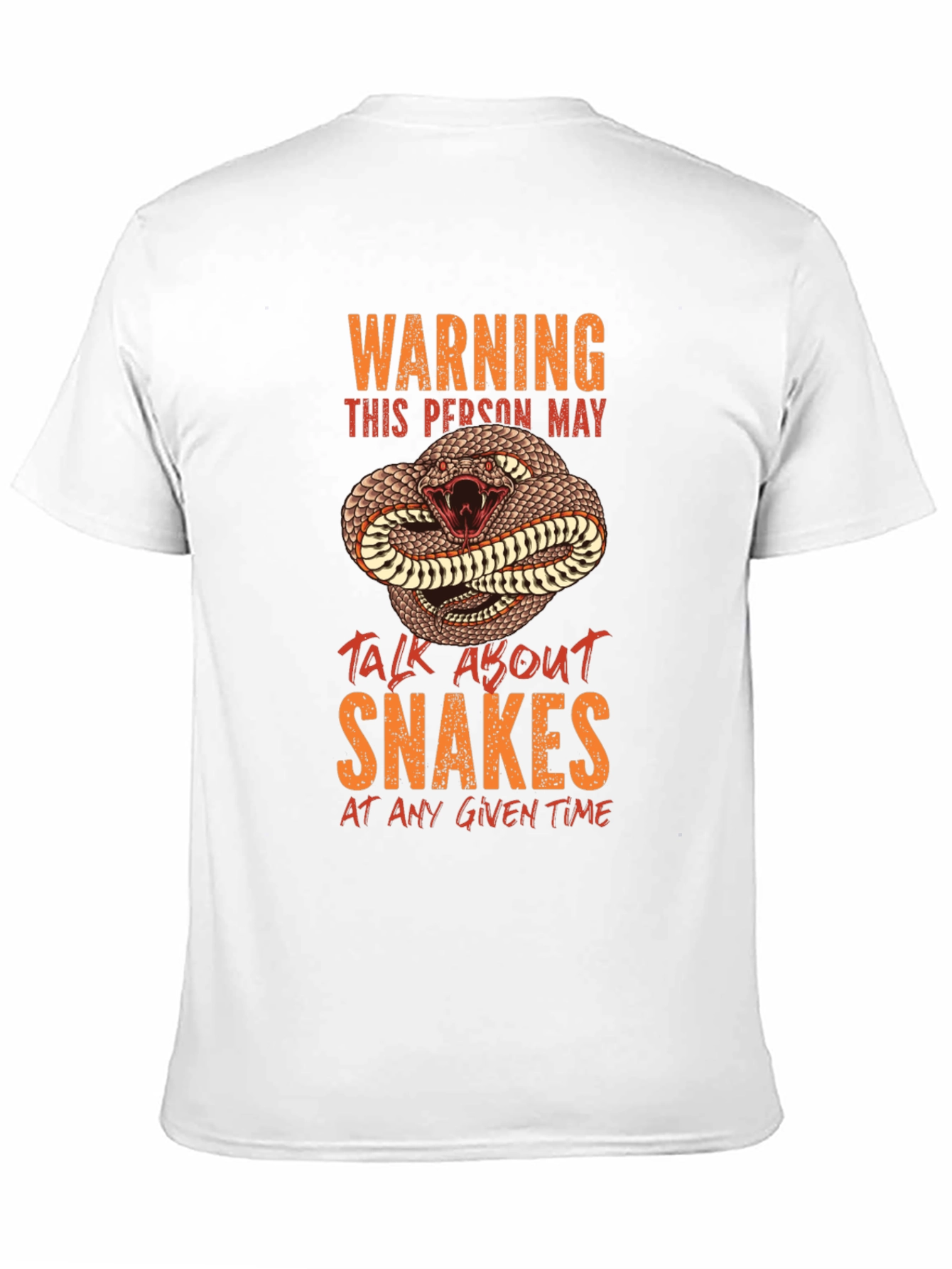 Warning Snake T-Shirt - Reptile Lover Gift