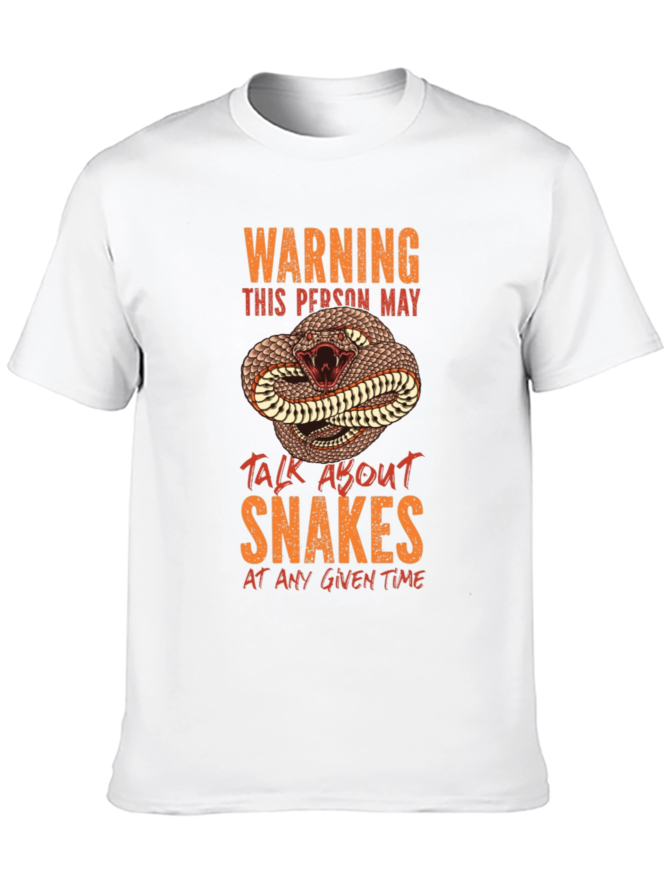 Warning Snake T-Shirt - Reptile Lover Gift