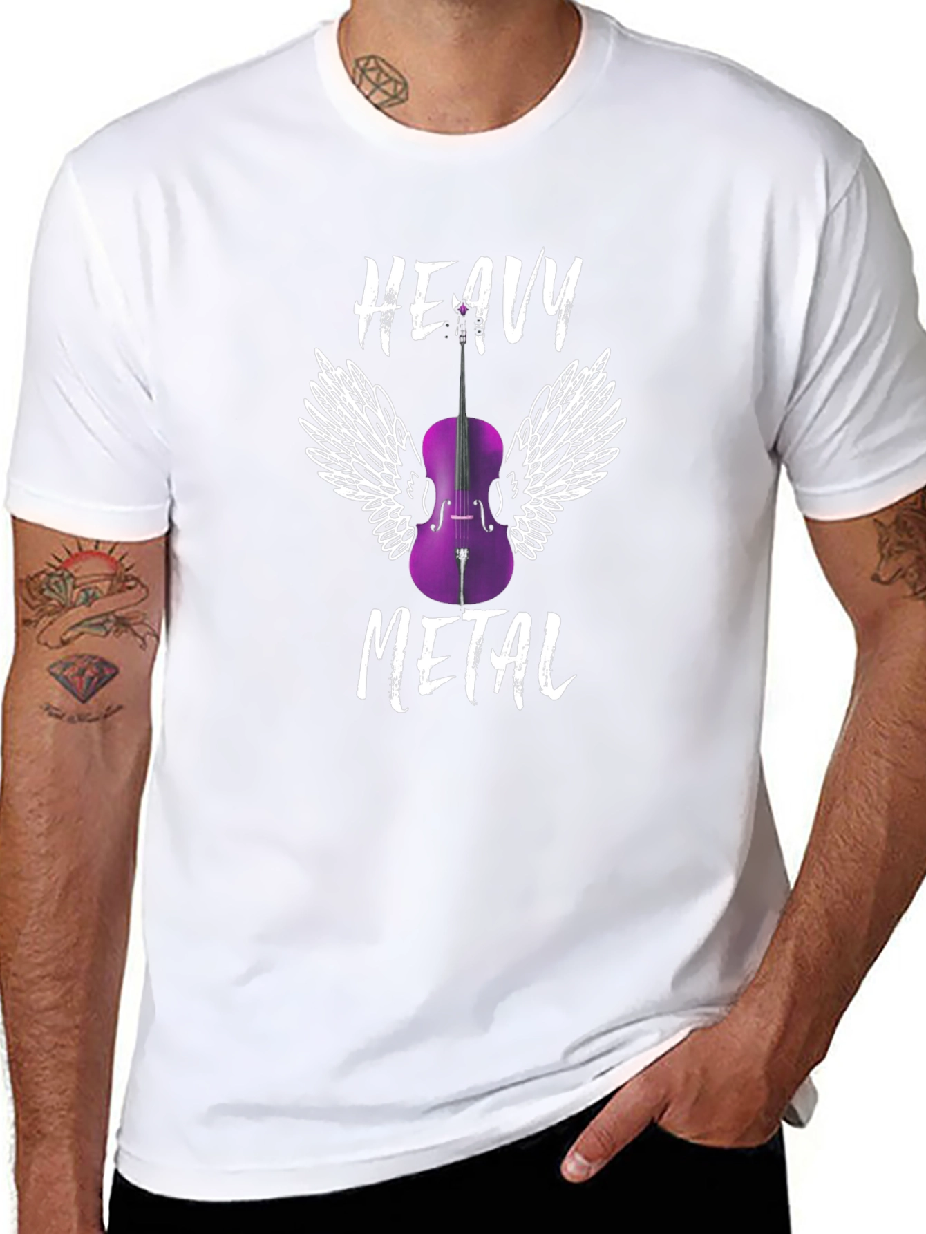 Heavy Metal Cello T-Shirt - Musician Gift