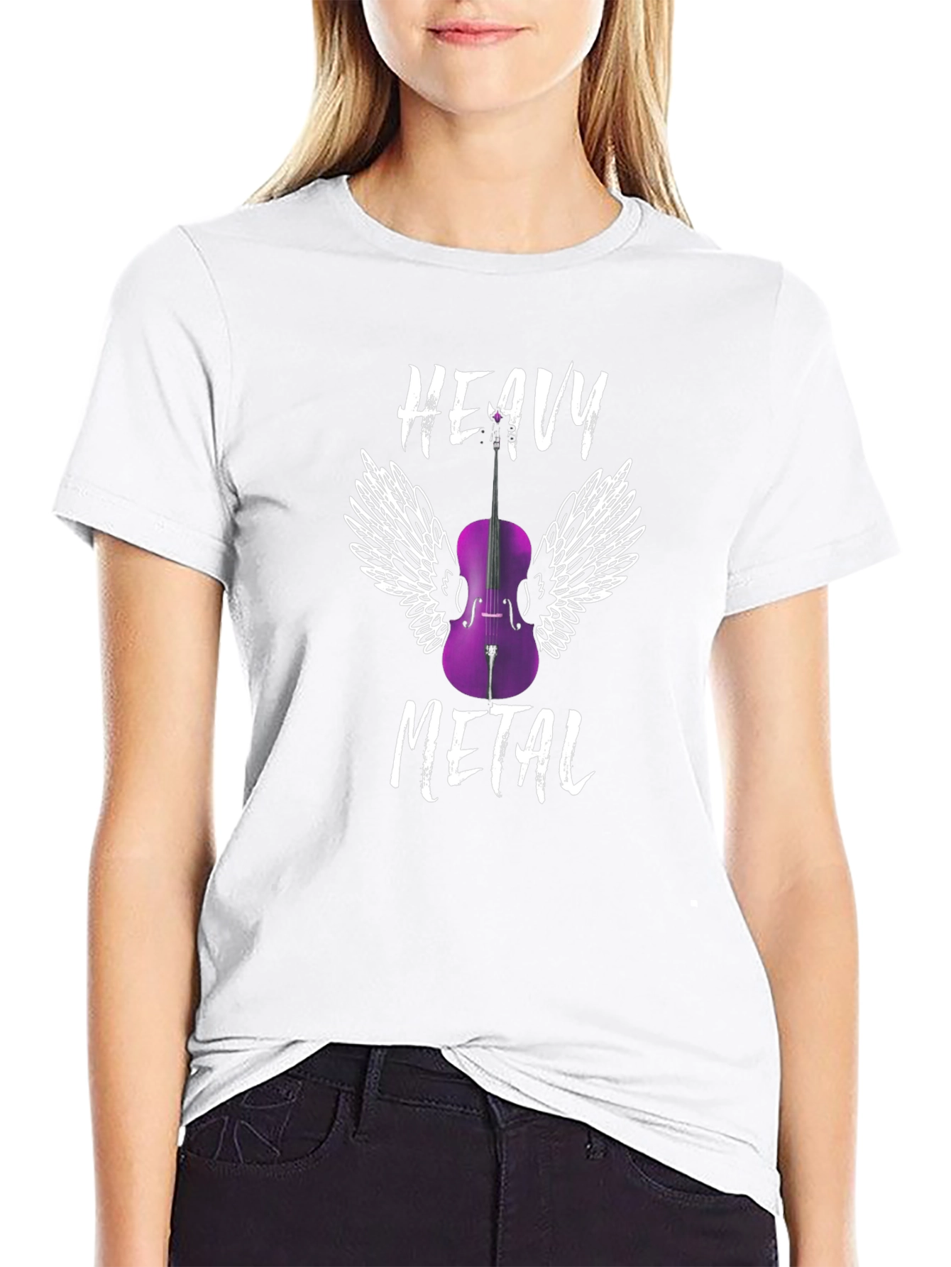 Heavy Metal Cello T-Shirt - Musician Gift