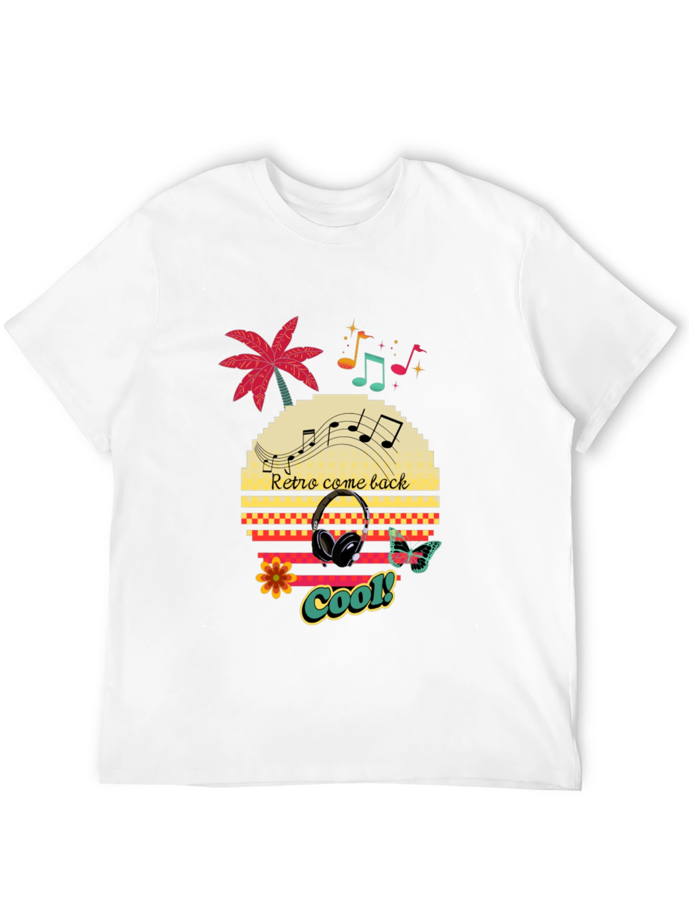 Retro Comeback Graphic T-Shirt - Cool Design