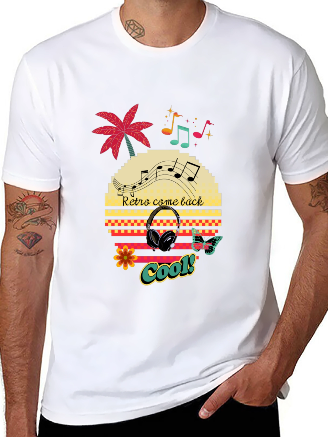 Retro Comeback Graphic T-Shirt - Cool Design