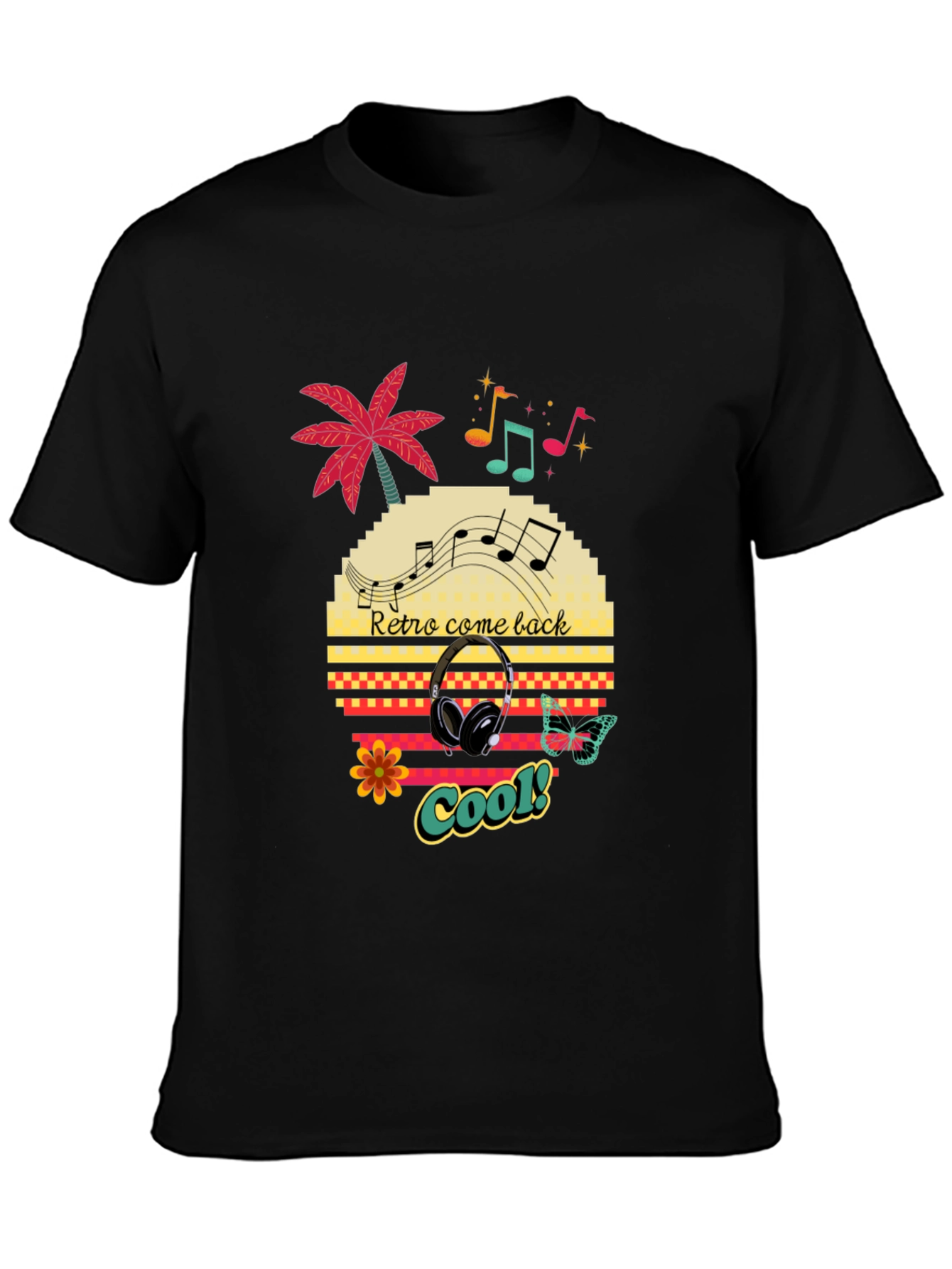 Retro Comeback Graphic T-Shirt - Cool Design