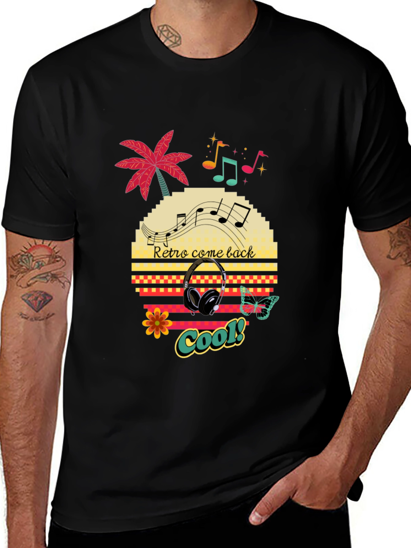 Retro Comeback Graphic T-Shirt - Cool Design