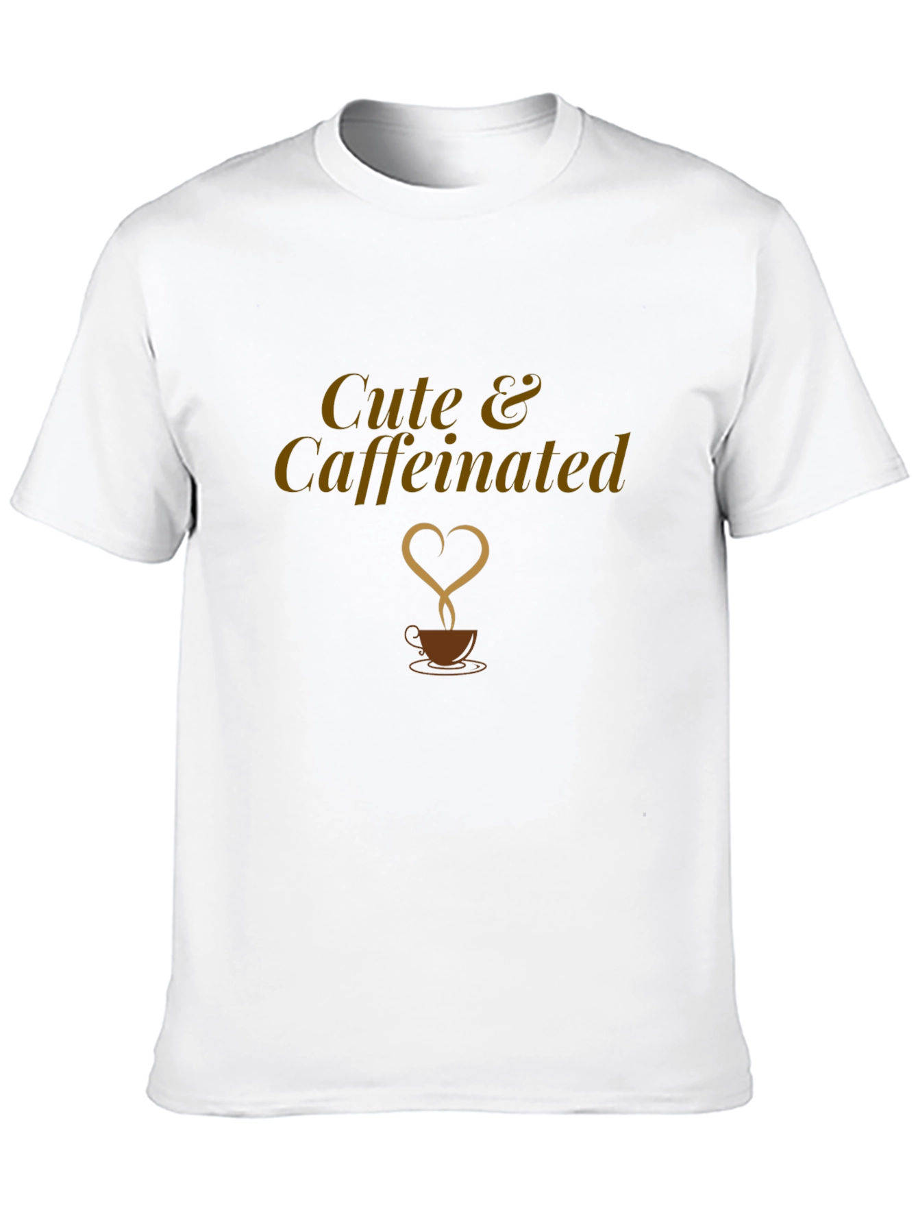 Cute & Caffeinated Black T-Shirt