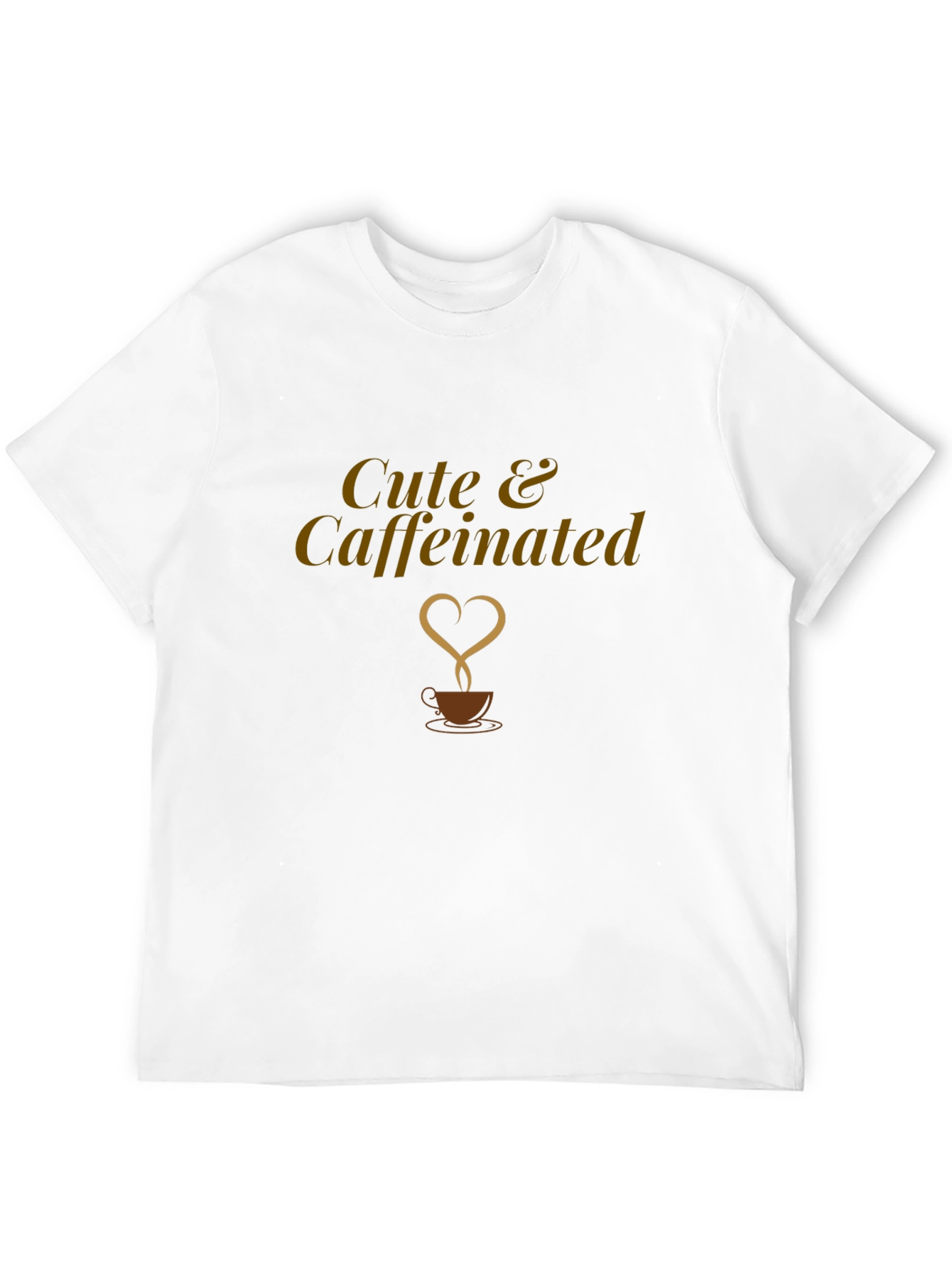 Cute & Caffeinated Black T-Shirt