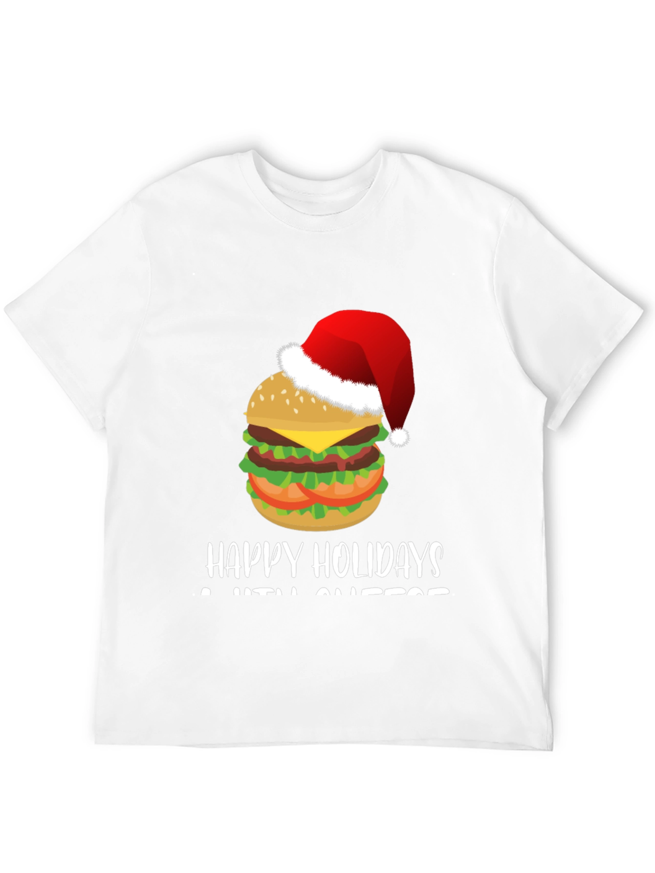Festive Holiday Cheeseburger T-Shirt