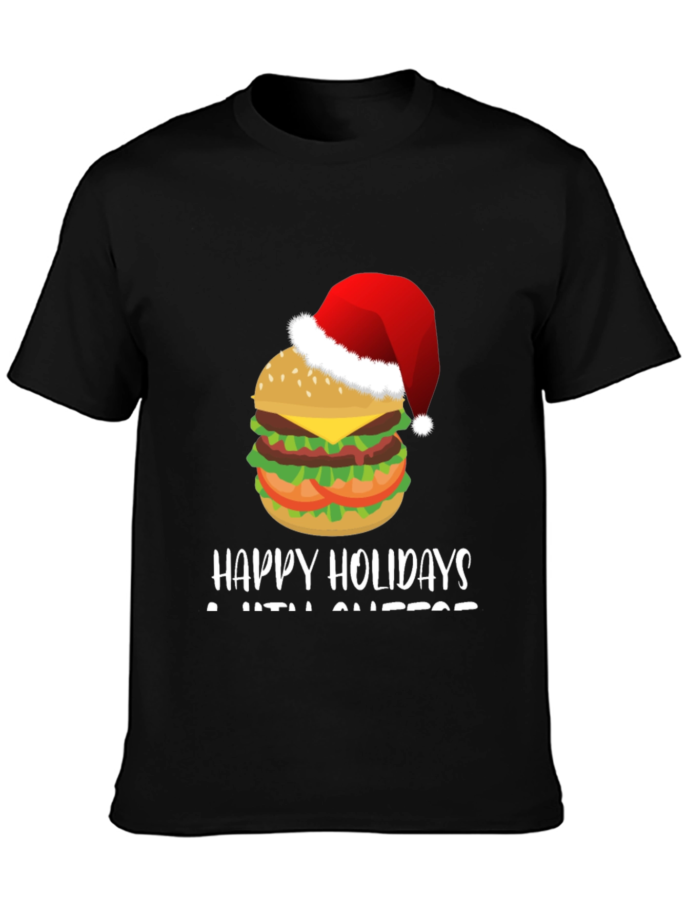 Festive Holiday Cheeseburger T-Shirt