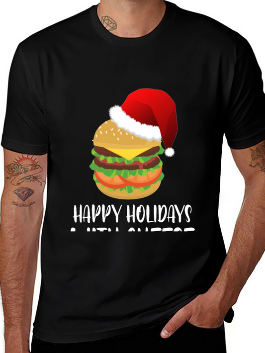 Festive Holiday Cheeseburger T-Shirt