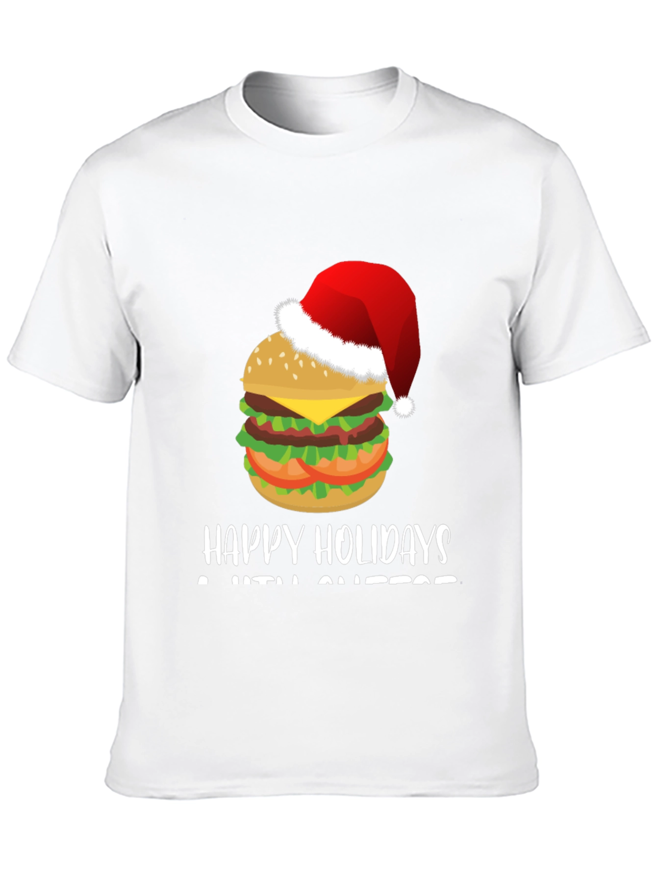Festive Holiday Cheeseburger T-Shirt
