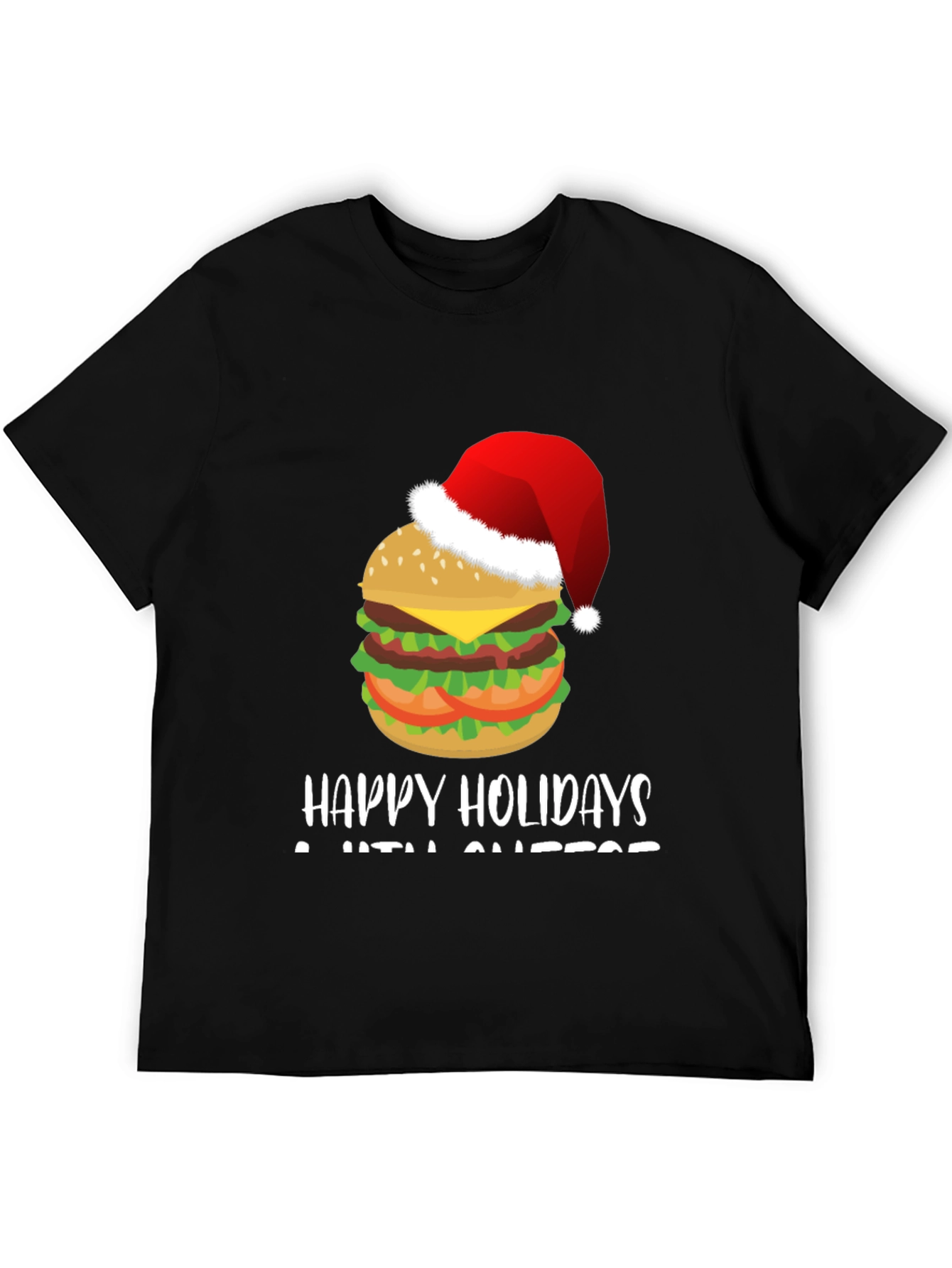 Festive Holiday Cheeseburger T-Shirt