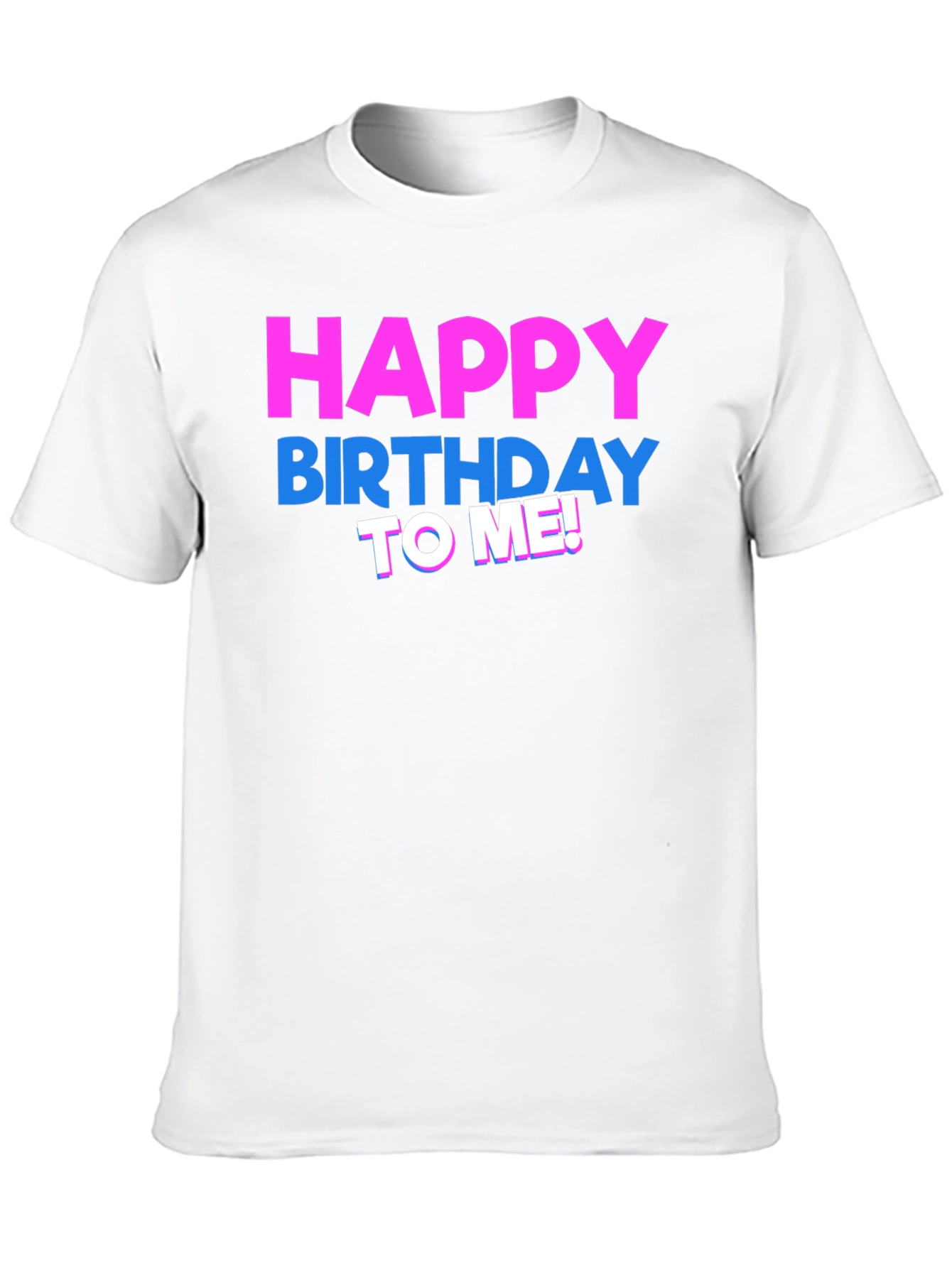 Happy Birthday To Me! Graphic T-Shirt - Black