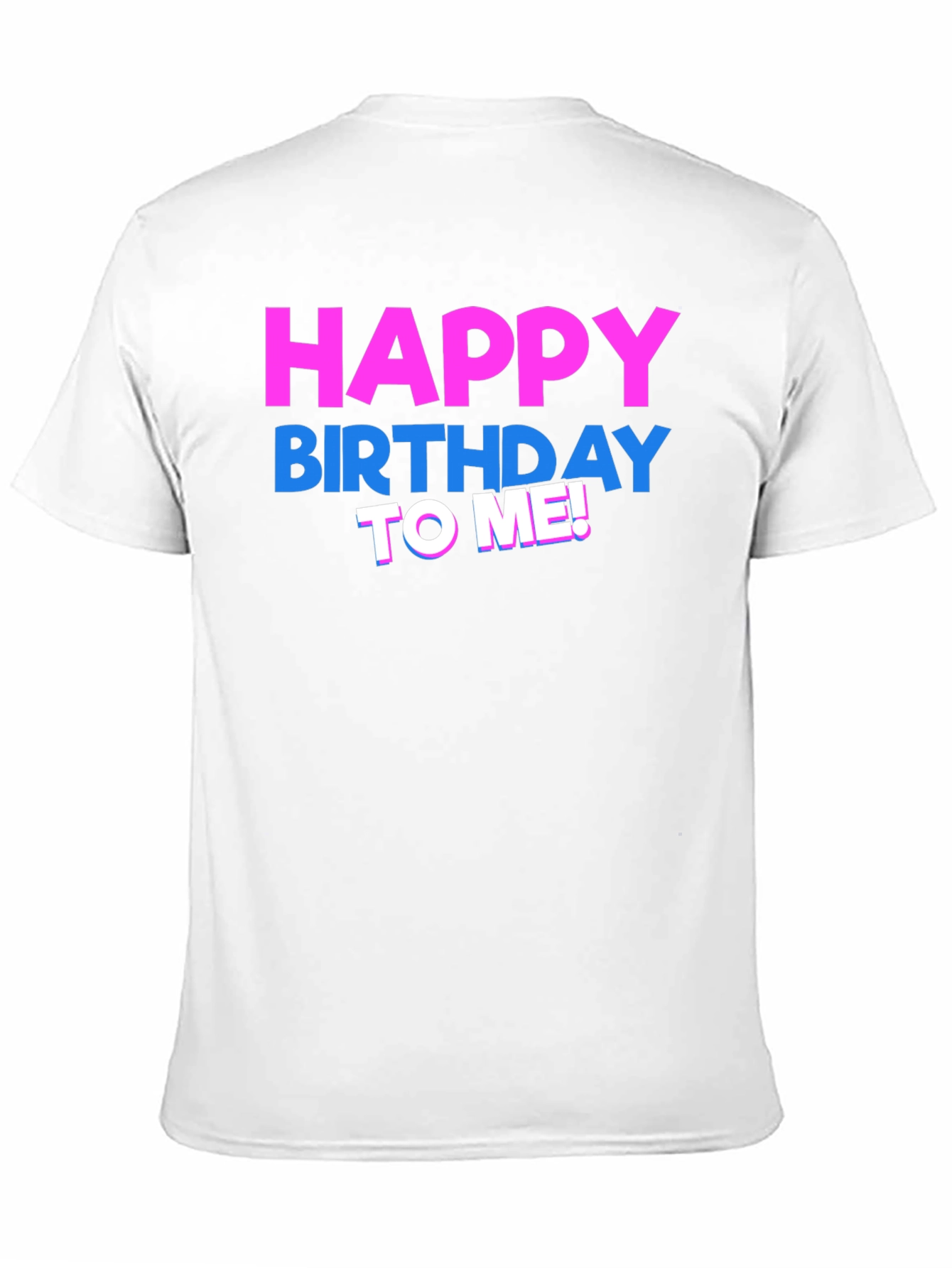 Happy Birthday To Me! Graphic T-Shirt - Black